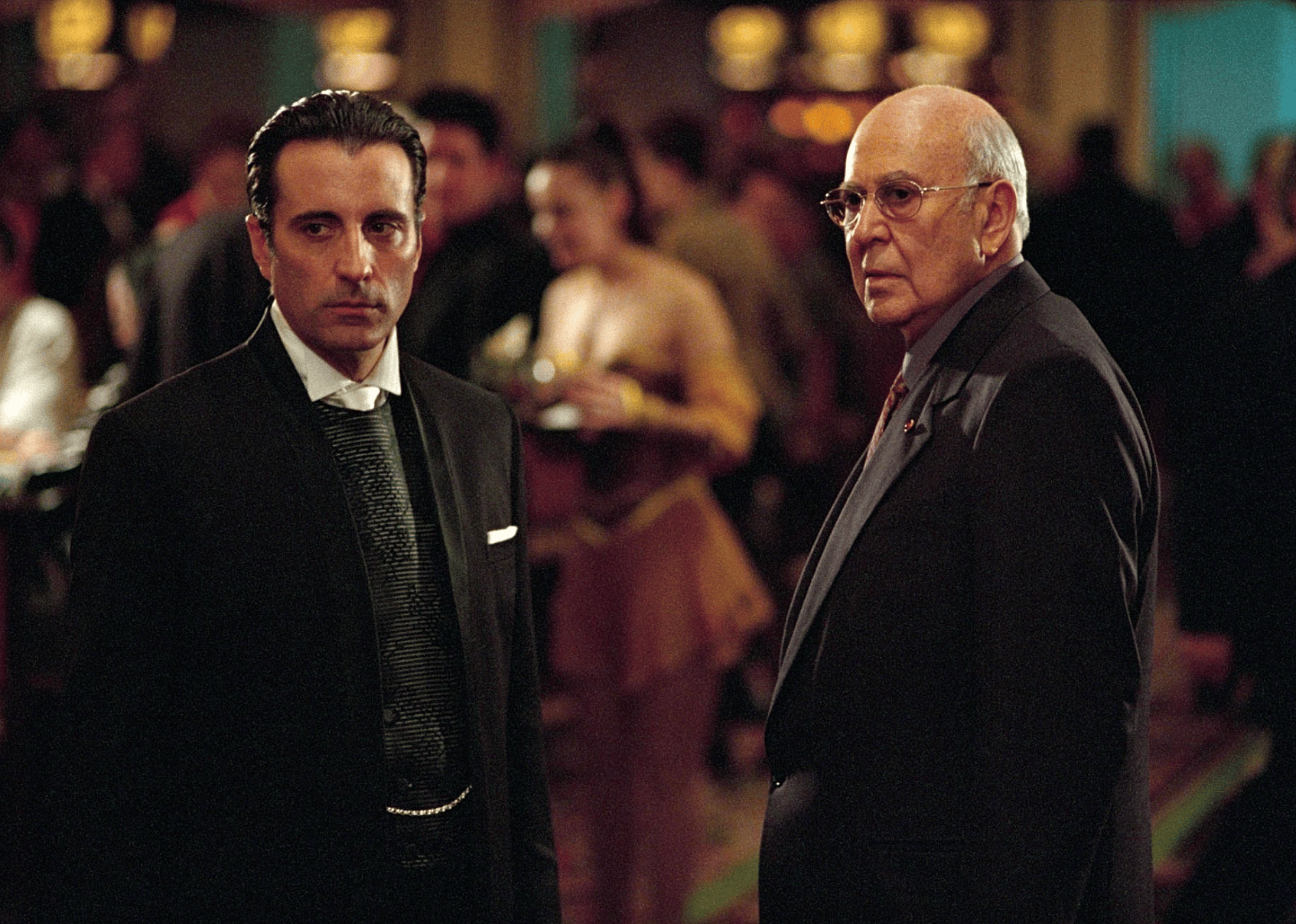Andy Garcia and Carl Reiner in "Ocean's Eleven"
