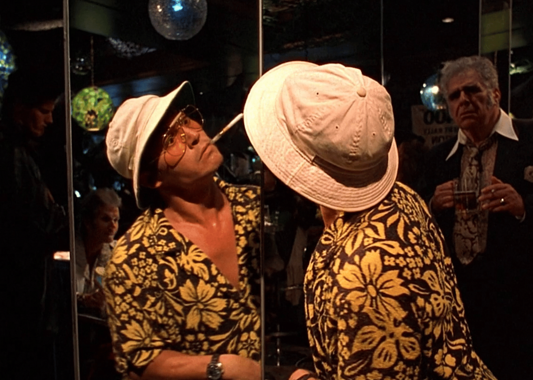 Johnny Depp in a scene from "Fear and Loathing in Las Vegas"