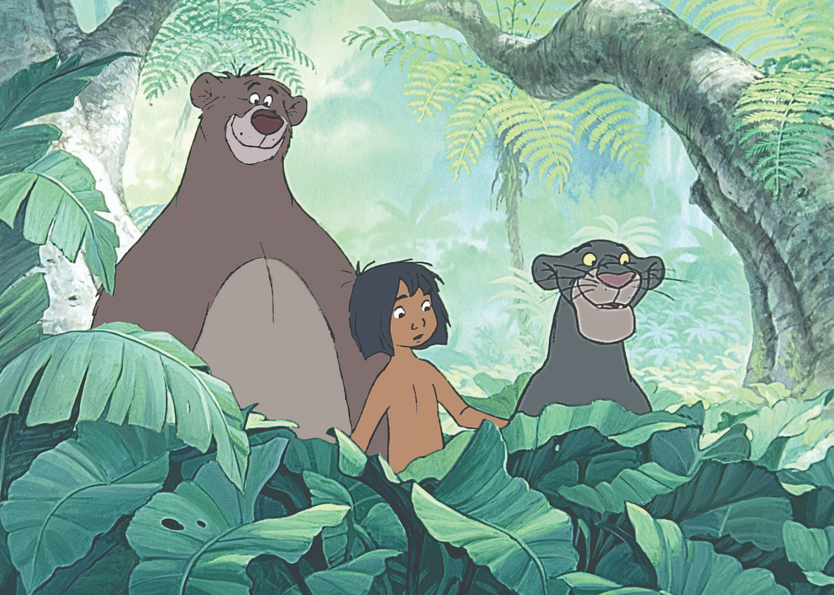 Screencapture from the 1967 "The Jungle Book"