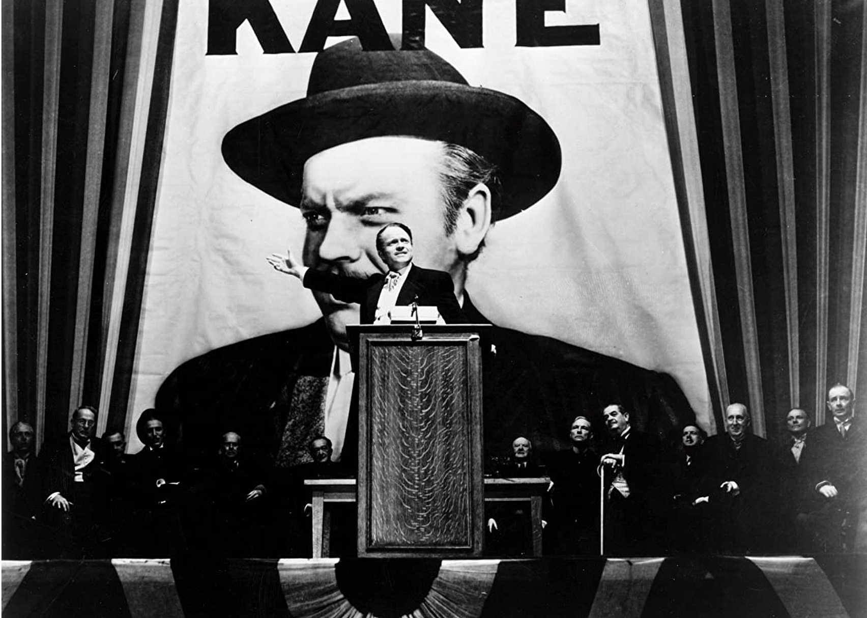 Orson Welles in a scene from ‘Citizen Kane’.