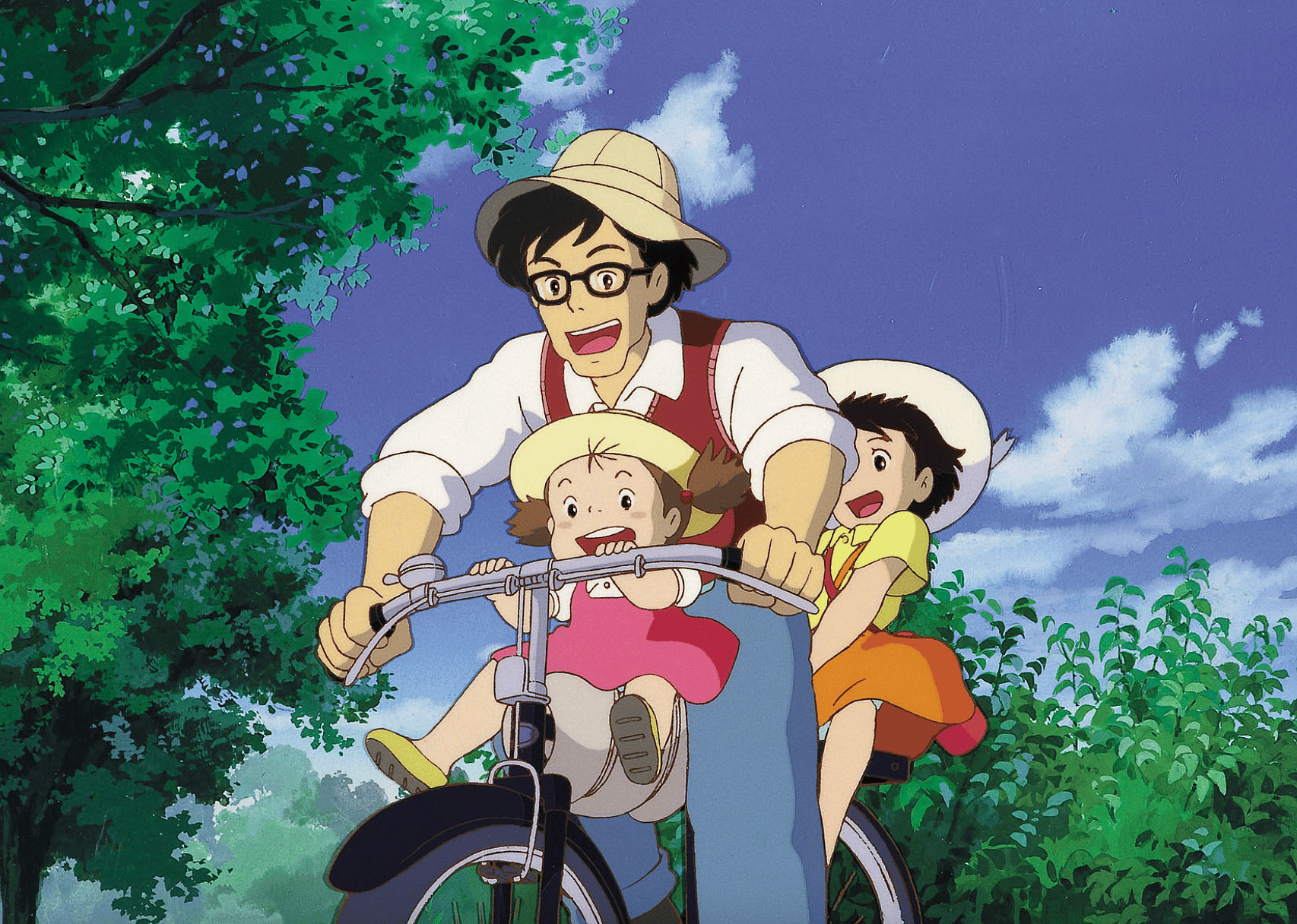 A screengrab of a scene from "My Neighbor Totoro"