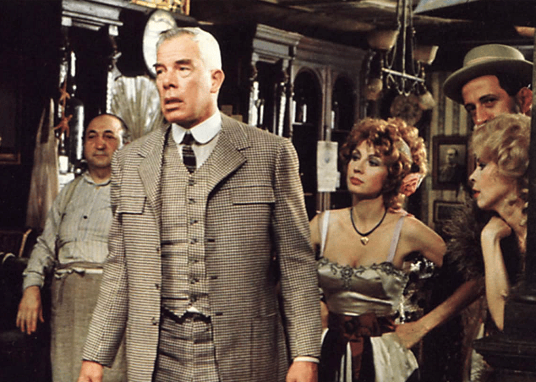Lee Marvin, Juno Dawson, and Tom Pedi in "The Iceman Cometh".