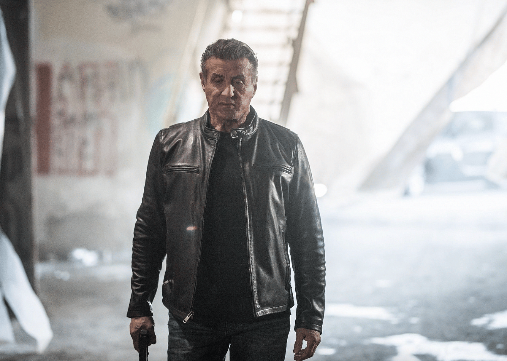 Sylvester Stallone in a scene from "Backtrace"