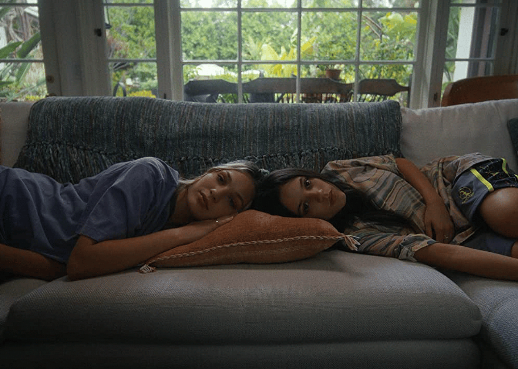 Maddie Ziegler and Jenna Ortega in "The Fallout."