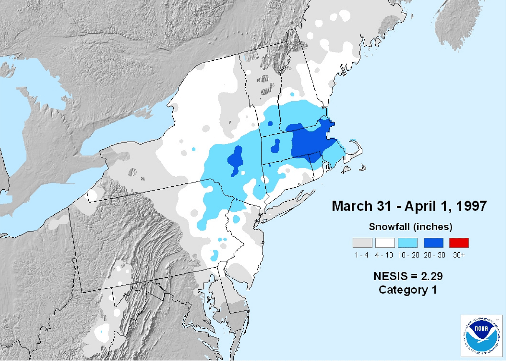 1998: Ice storm in the Northeast