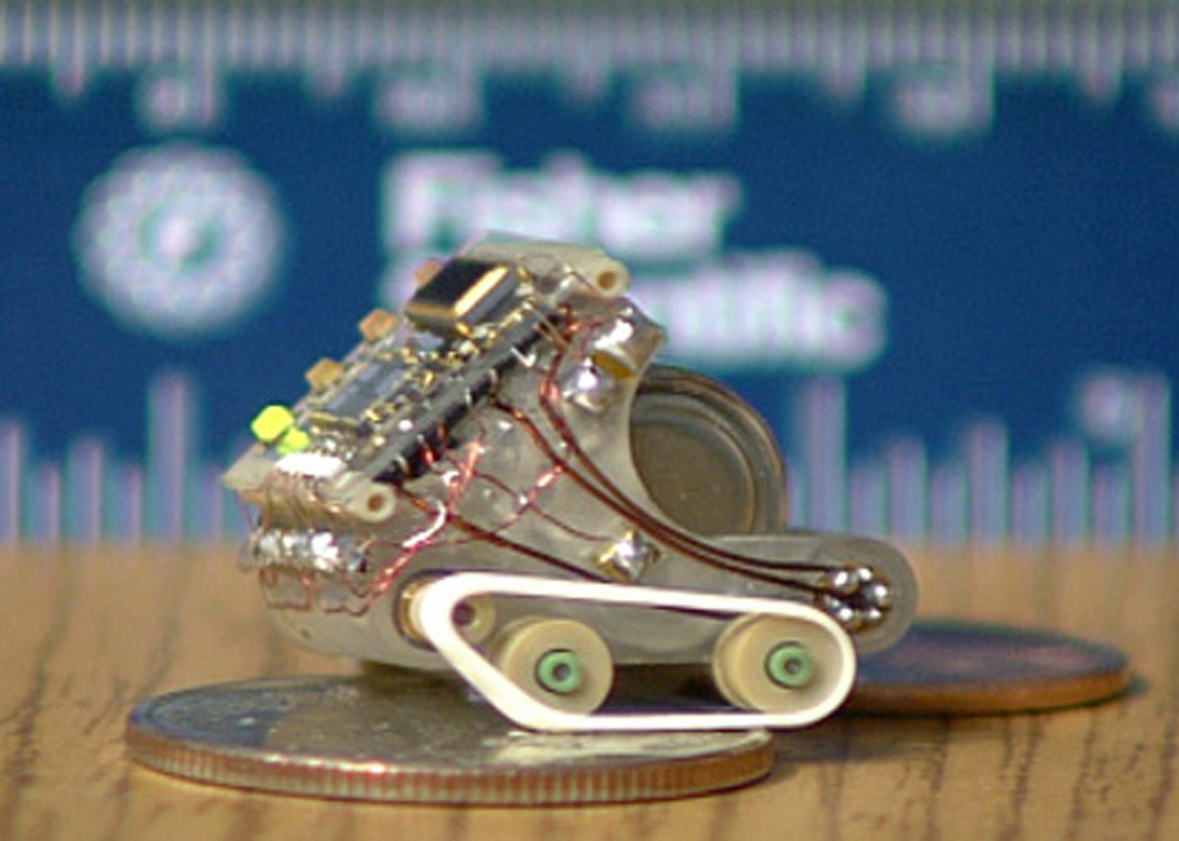 Tiny robot at Department of Energy's Sandia National Laboratories in Albuquerque, NM.