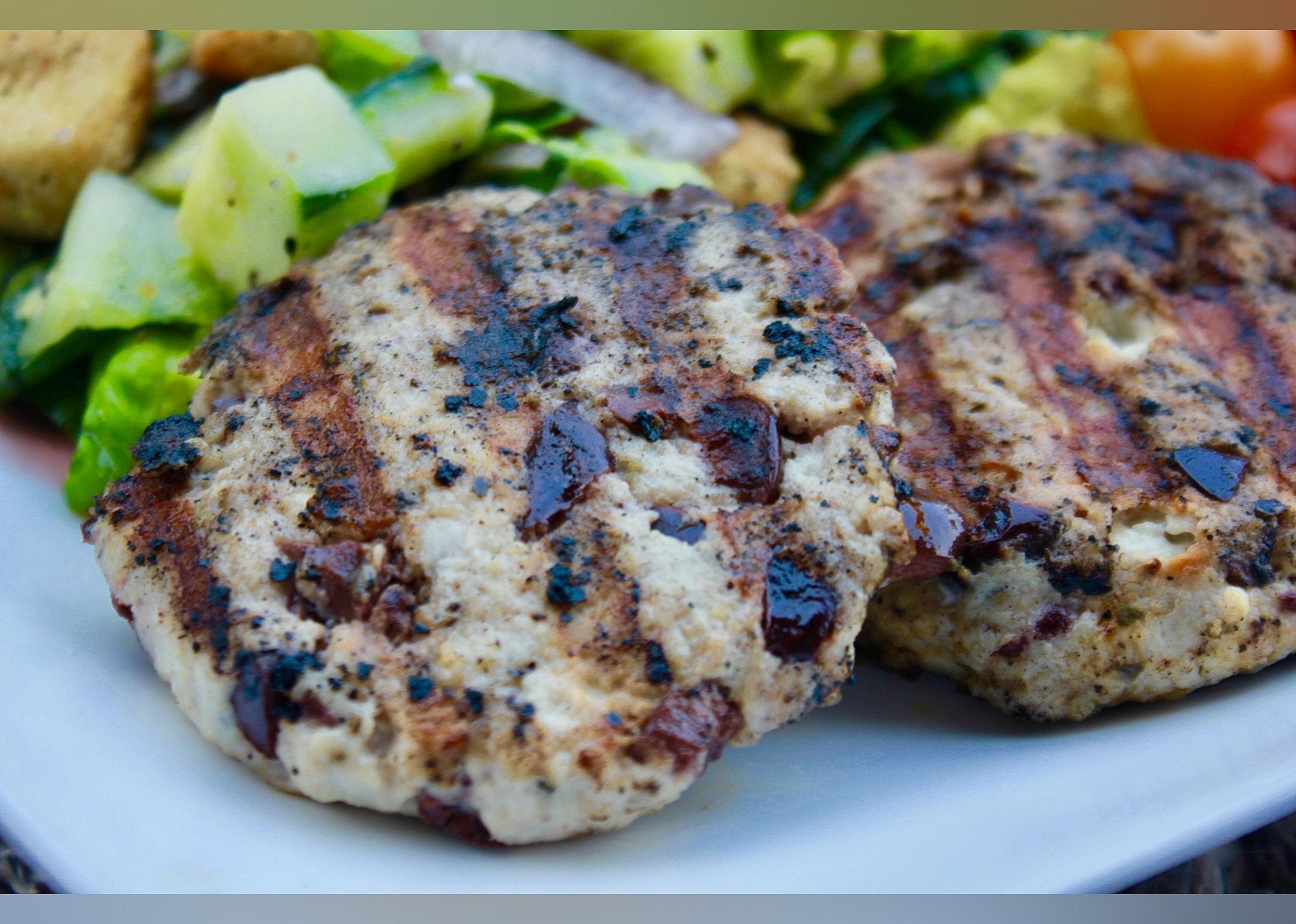 Feta Cheese Turkey Burgers