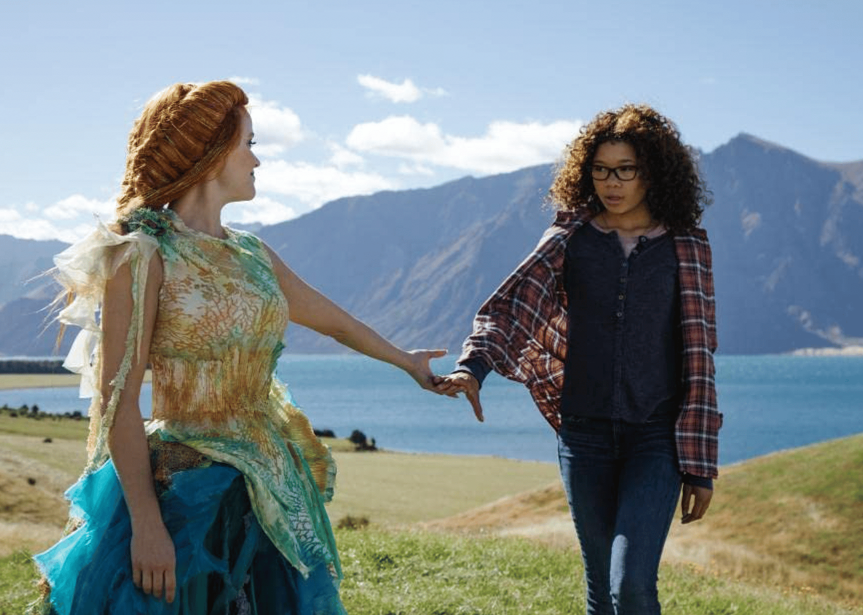 Reese Witherspoon and Storm Reid in A Wrinkle in Time