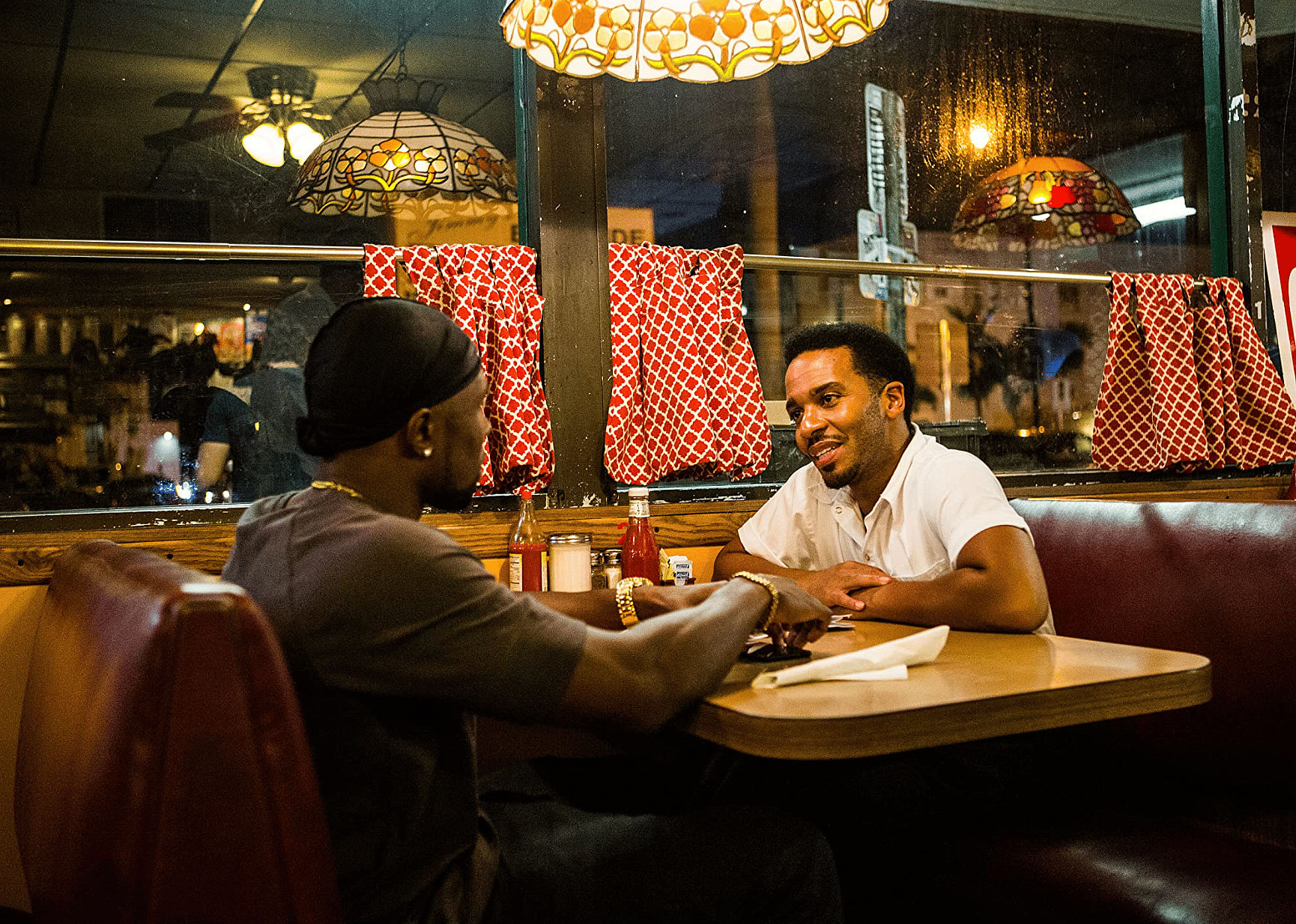 André Holland and Trevante Rhodes in 'Moonlight'.