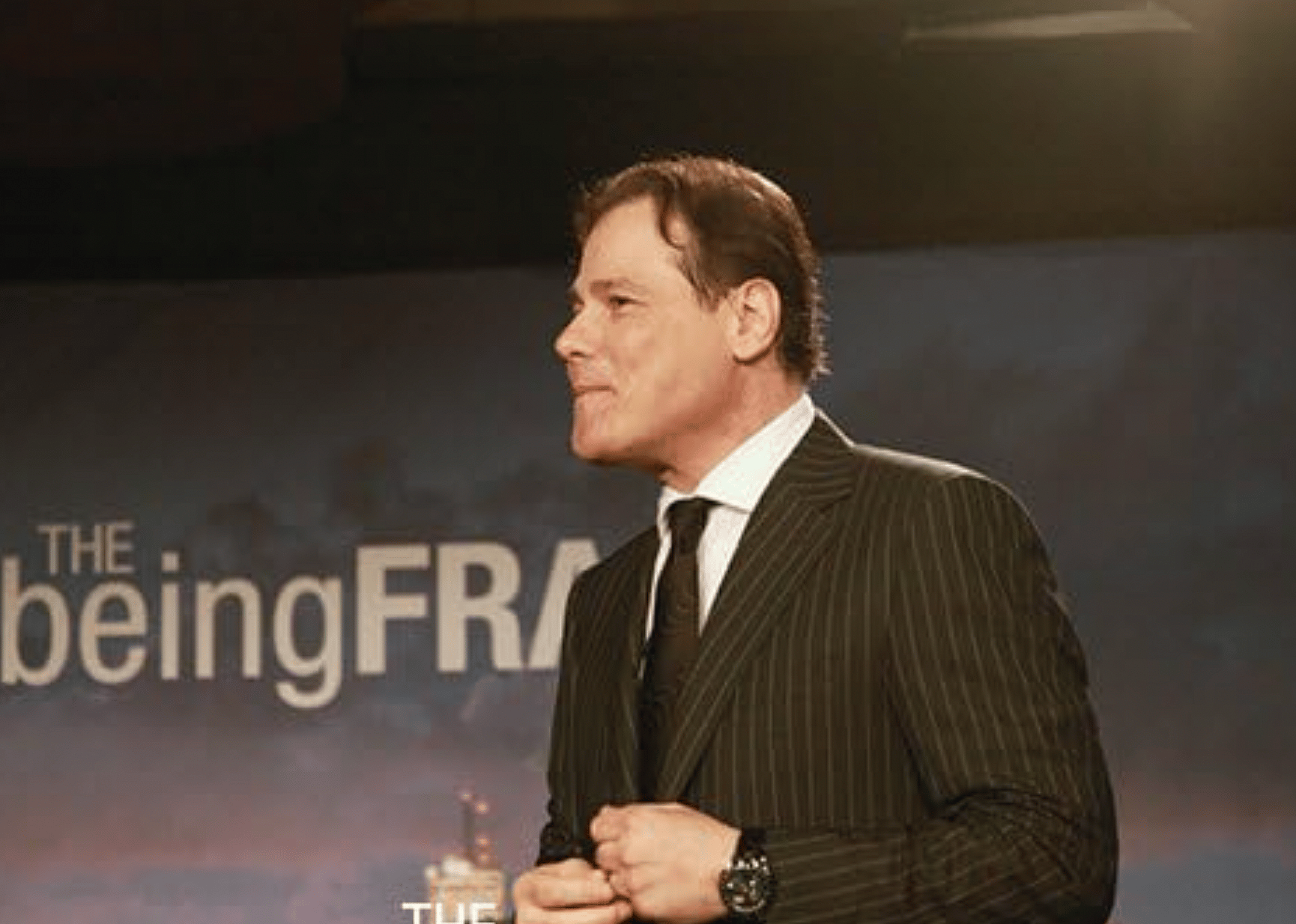 Frank D'Angelo in "The Being Frank Show".