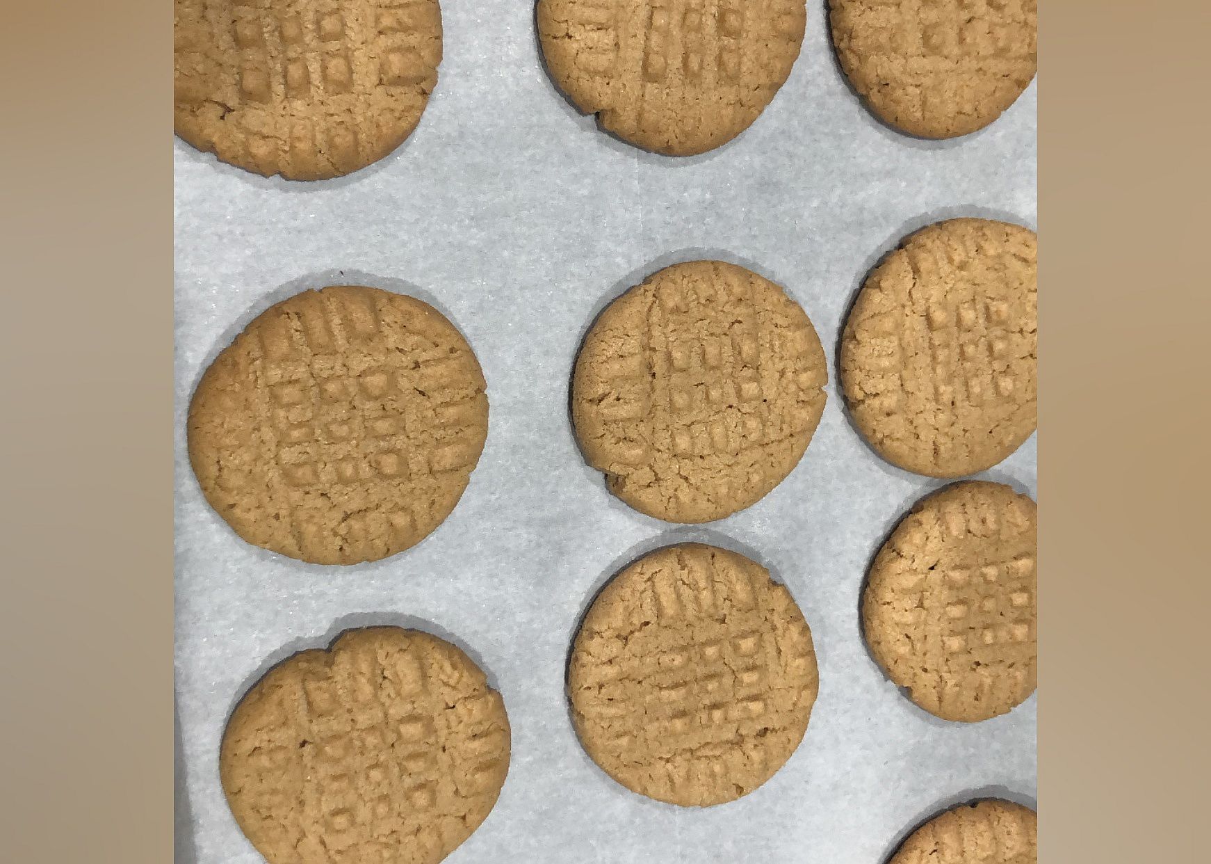 Flourless Peanut Butter Cookies