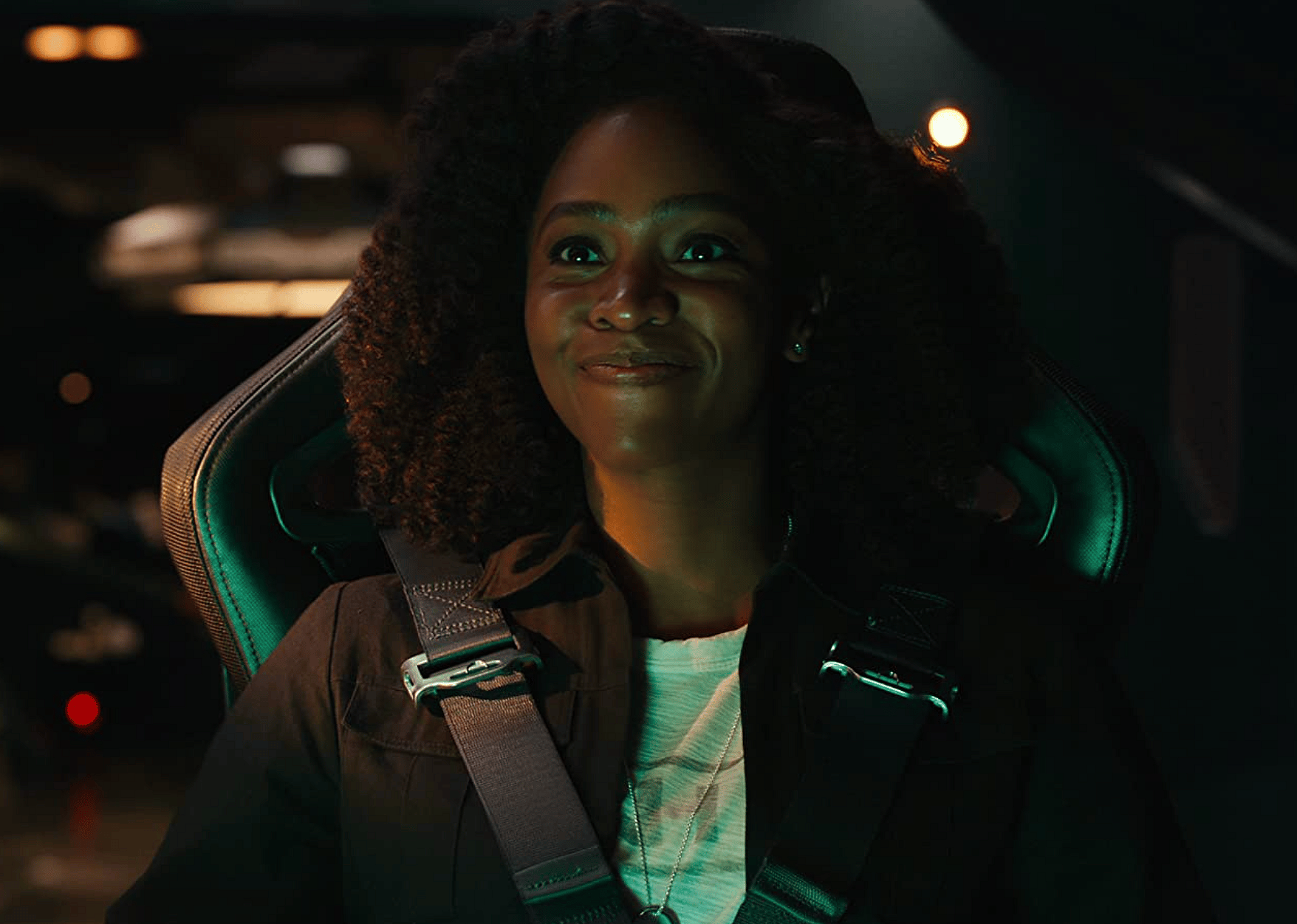 Teyonah Parris in a scene from "The Marvels".
