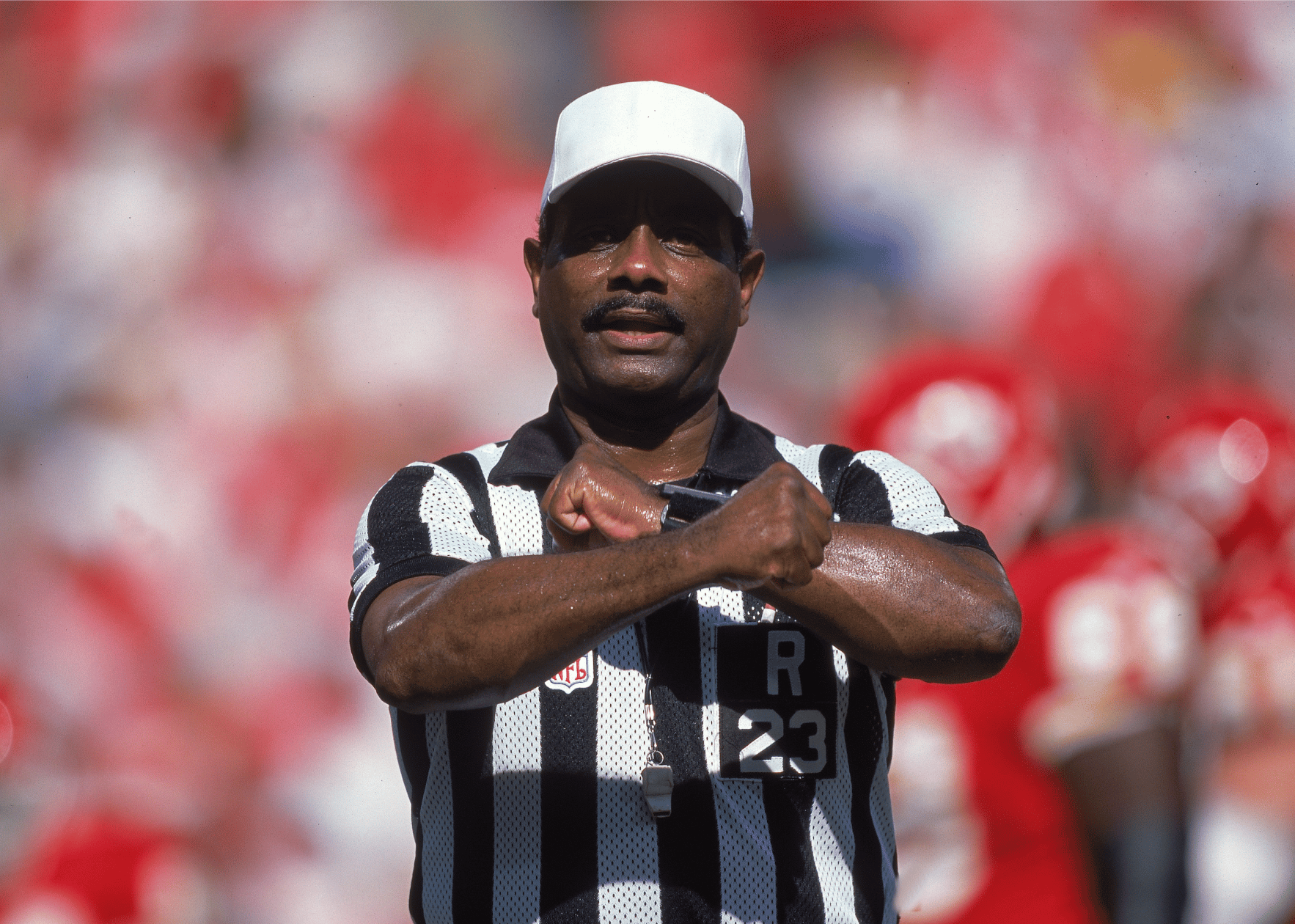 1988: Johnny Grier makes history