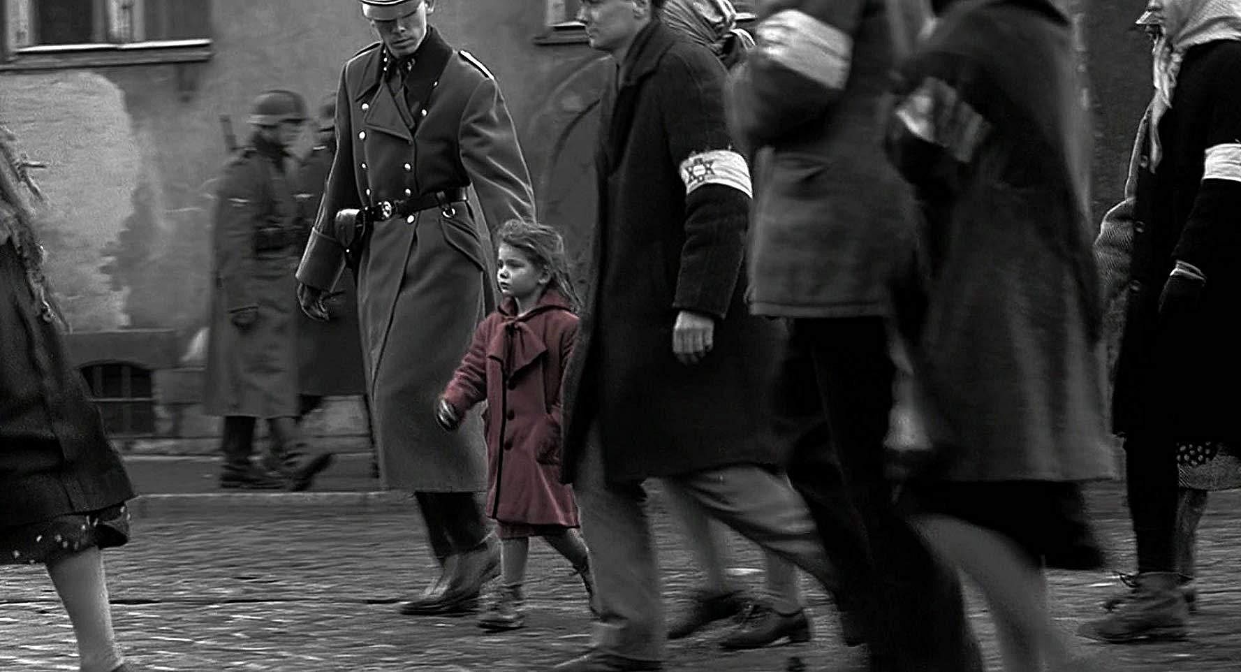 1993: Schindler's girl in the red coat