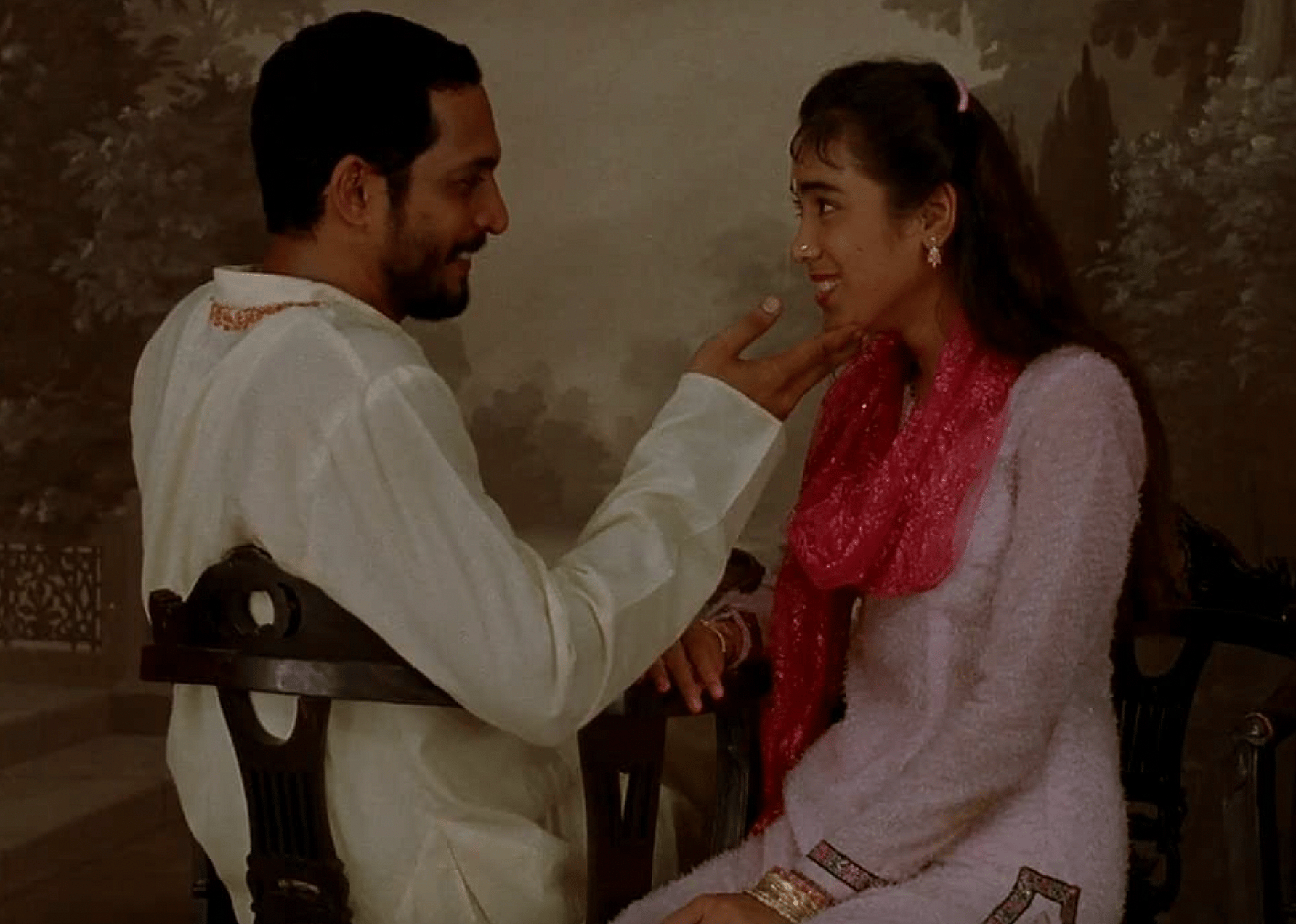 Nana Patekar and Chanda Sharma in Salaam Bombay!
