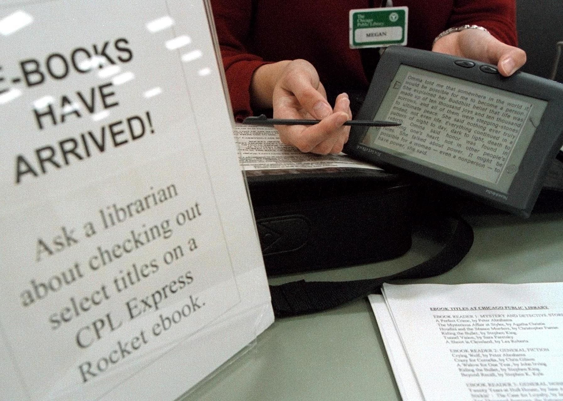 1998: E-readers