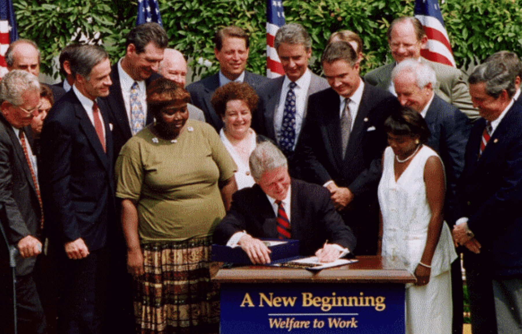 1996: Welfare reform