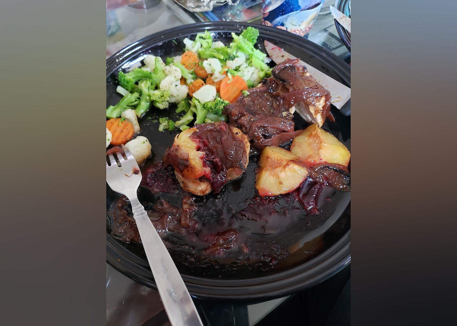 Roasted Pork Tenderloin with Fresh Plum Sauce