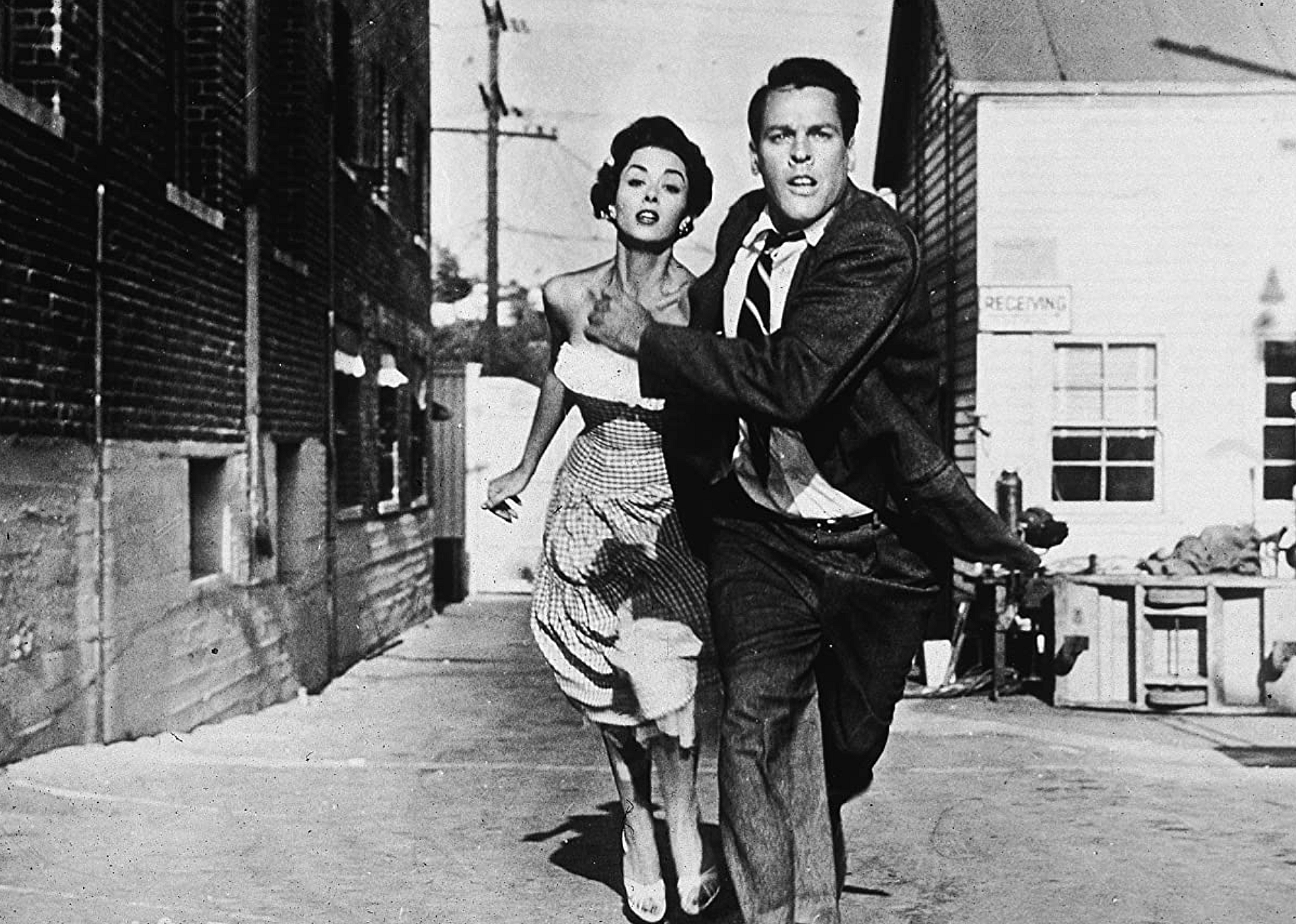 Kevin McCarthy and Dana Wynter in Invasion of the "Body Snatchers".