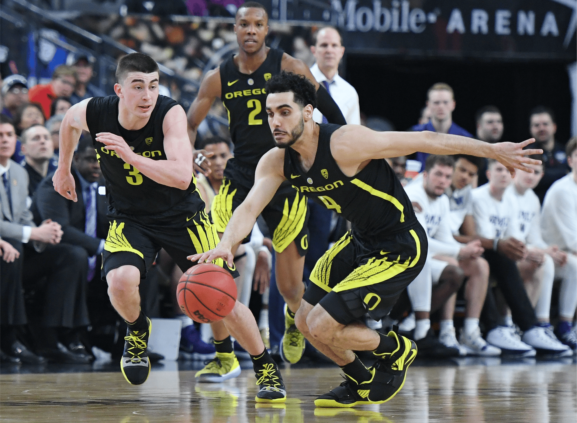 Wisconsin (5) vs. Oregon (12)