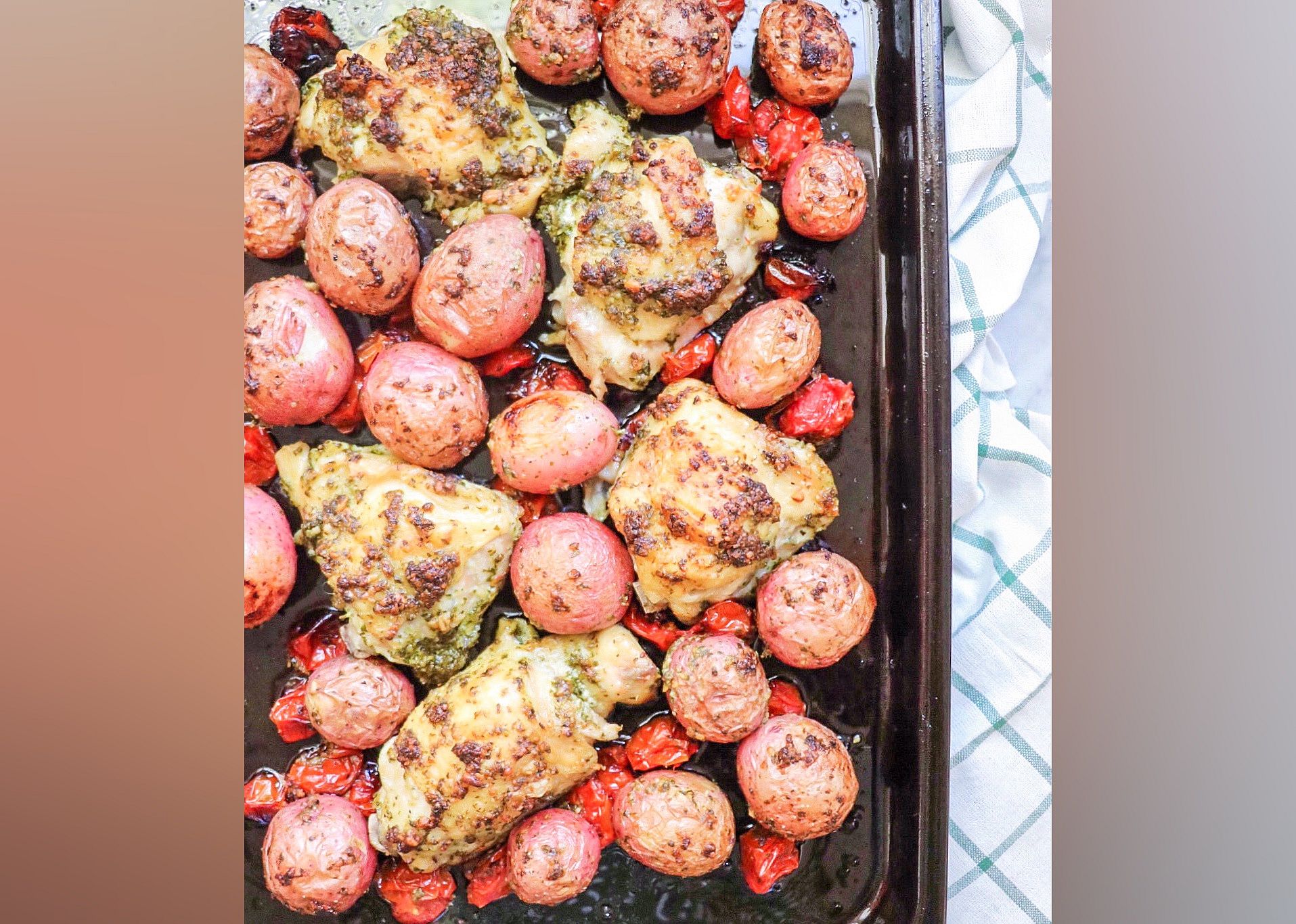 Pesto Chicken Bake