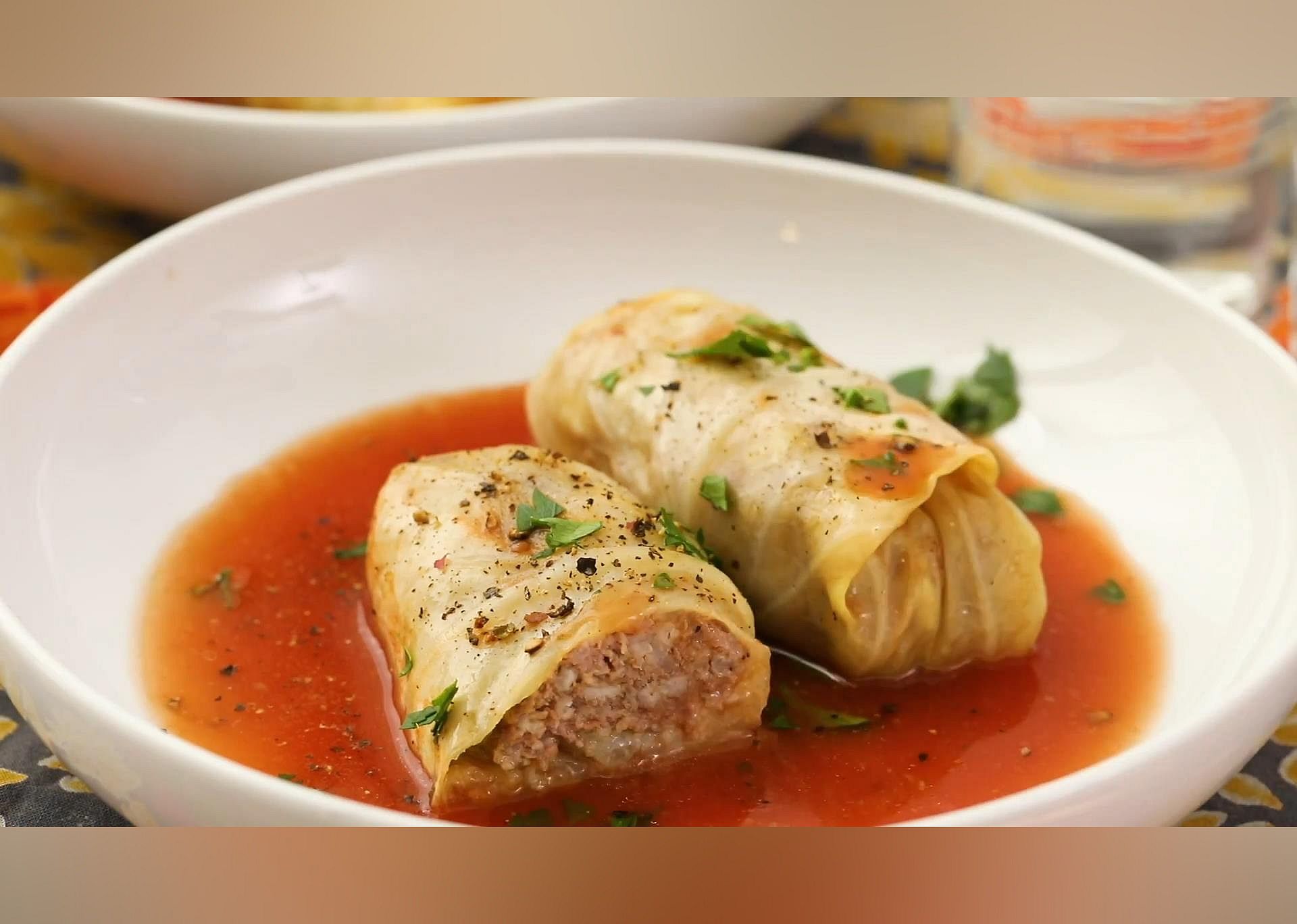 Grandma's Hungarian Stuffed Cabbage, Slow Cooker Variation