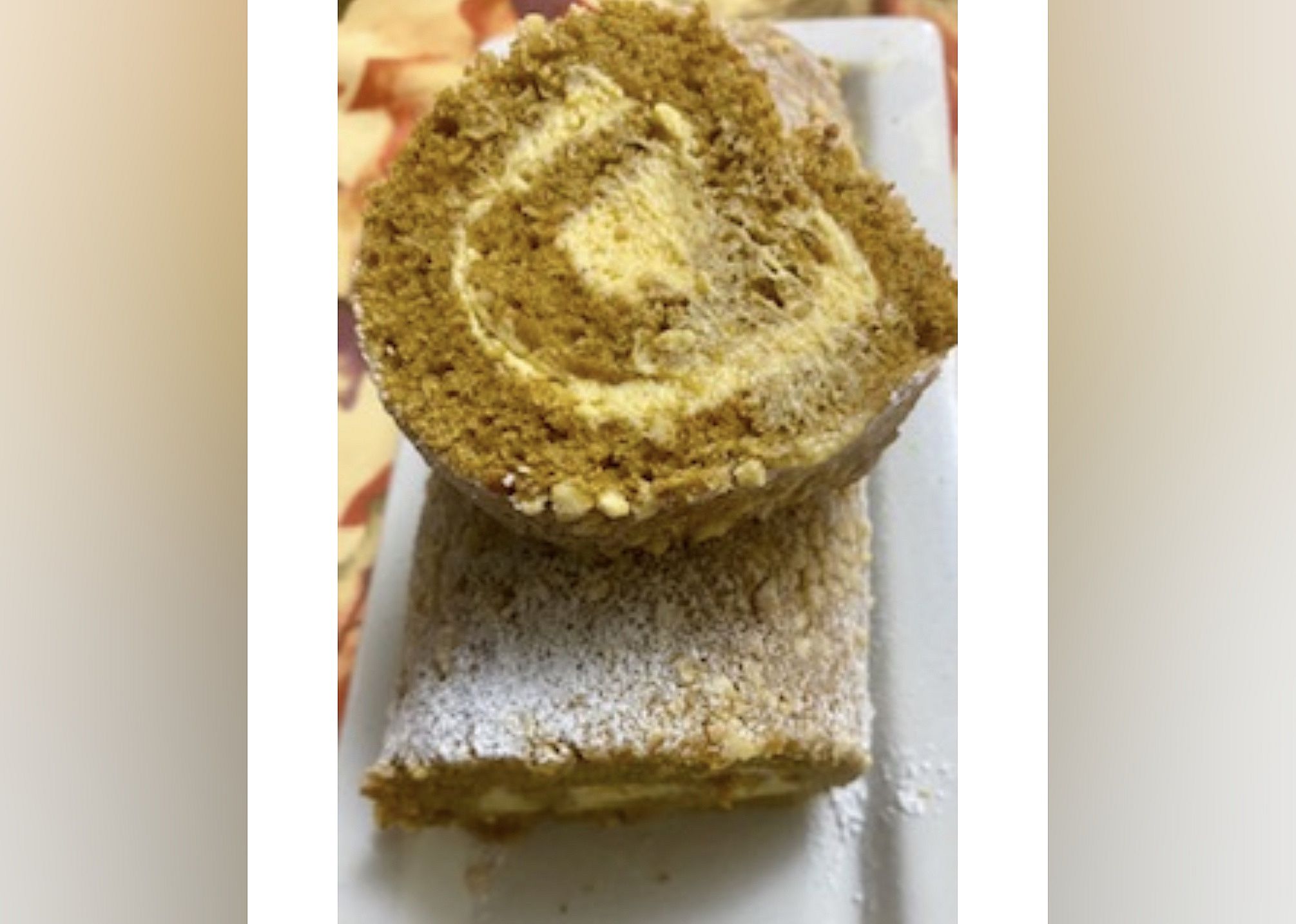 Pumpkin Roll Cake