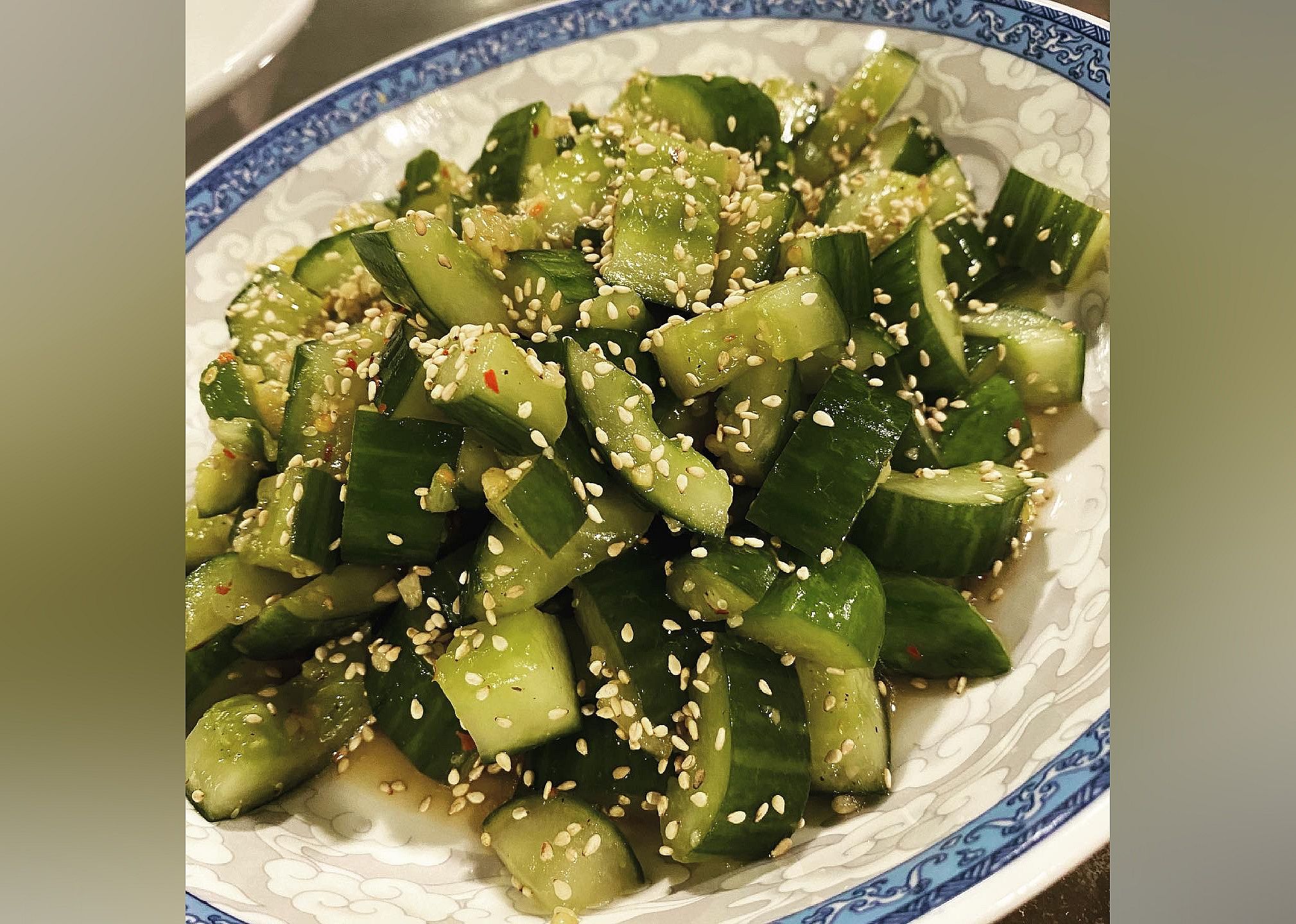 Smashed Cucumber Salad