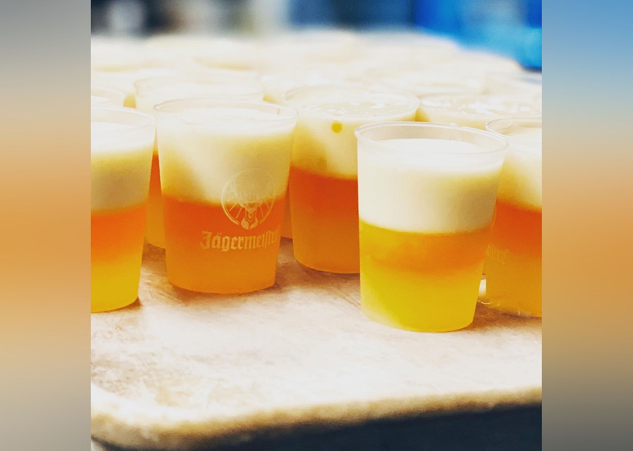 Halloween Candy Corn Jell-O® Shots