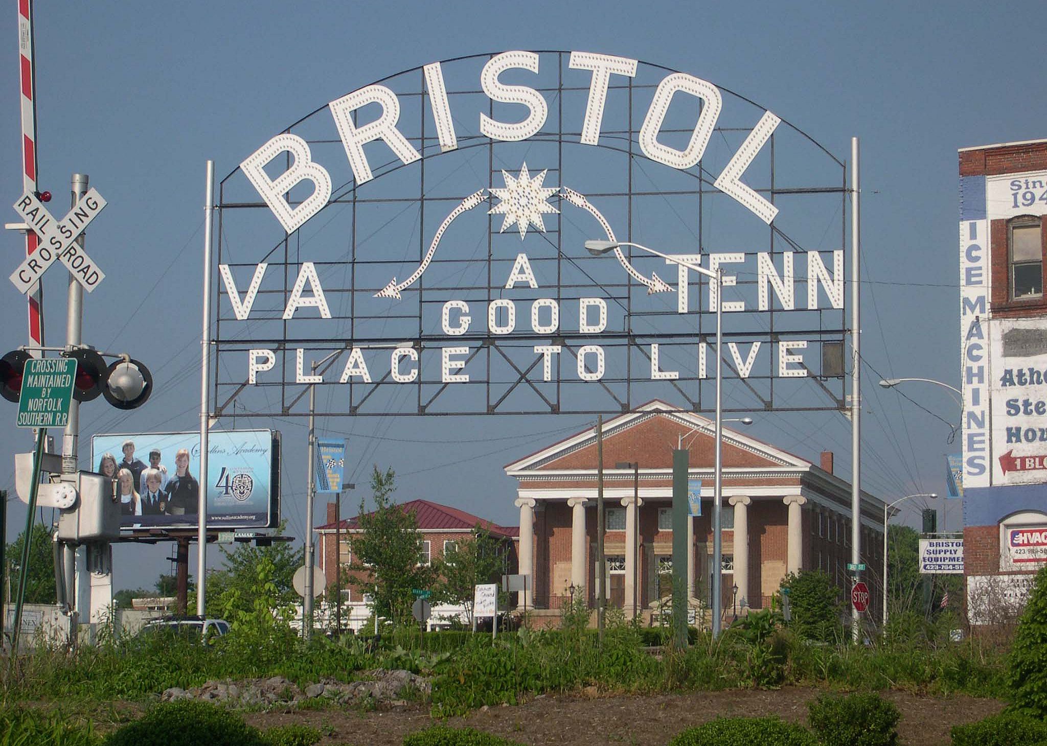 #9. Bristol, VA (tie)