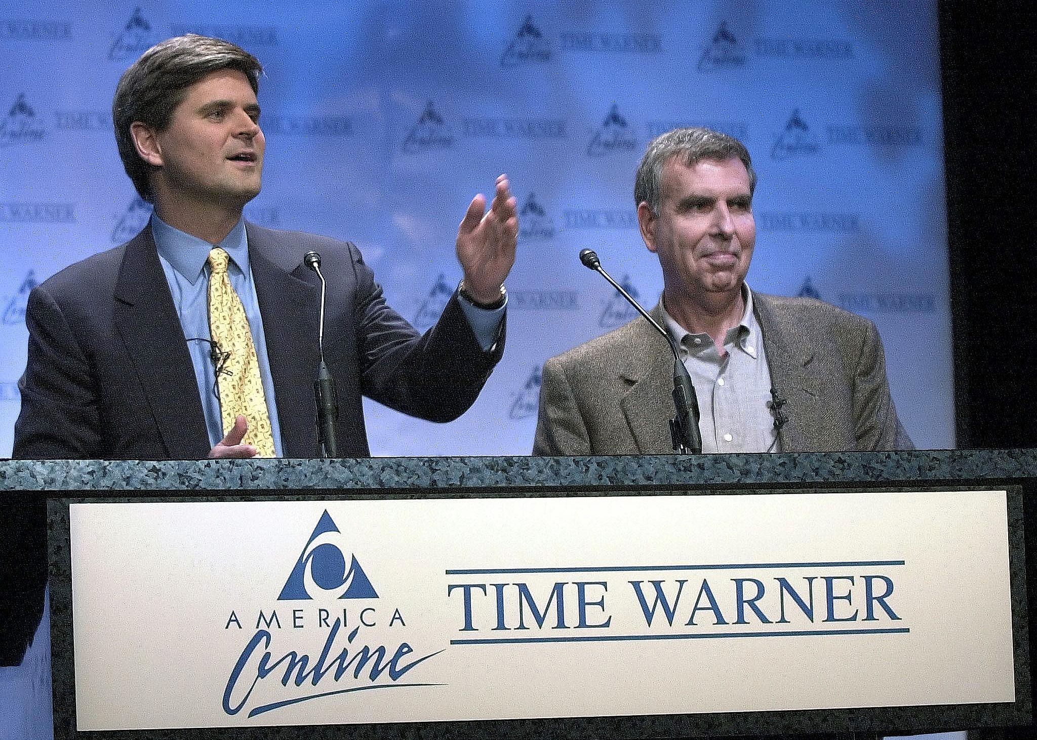 2000: AOL acquires Time Warner