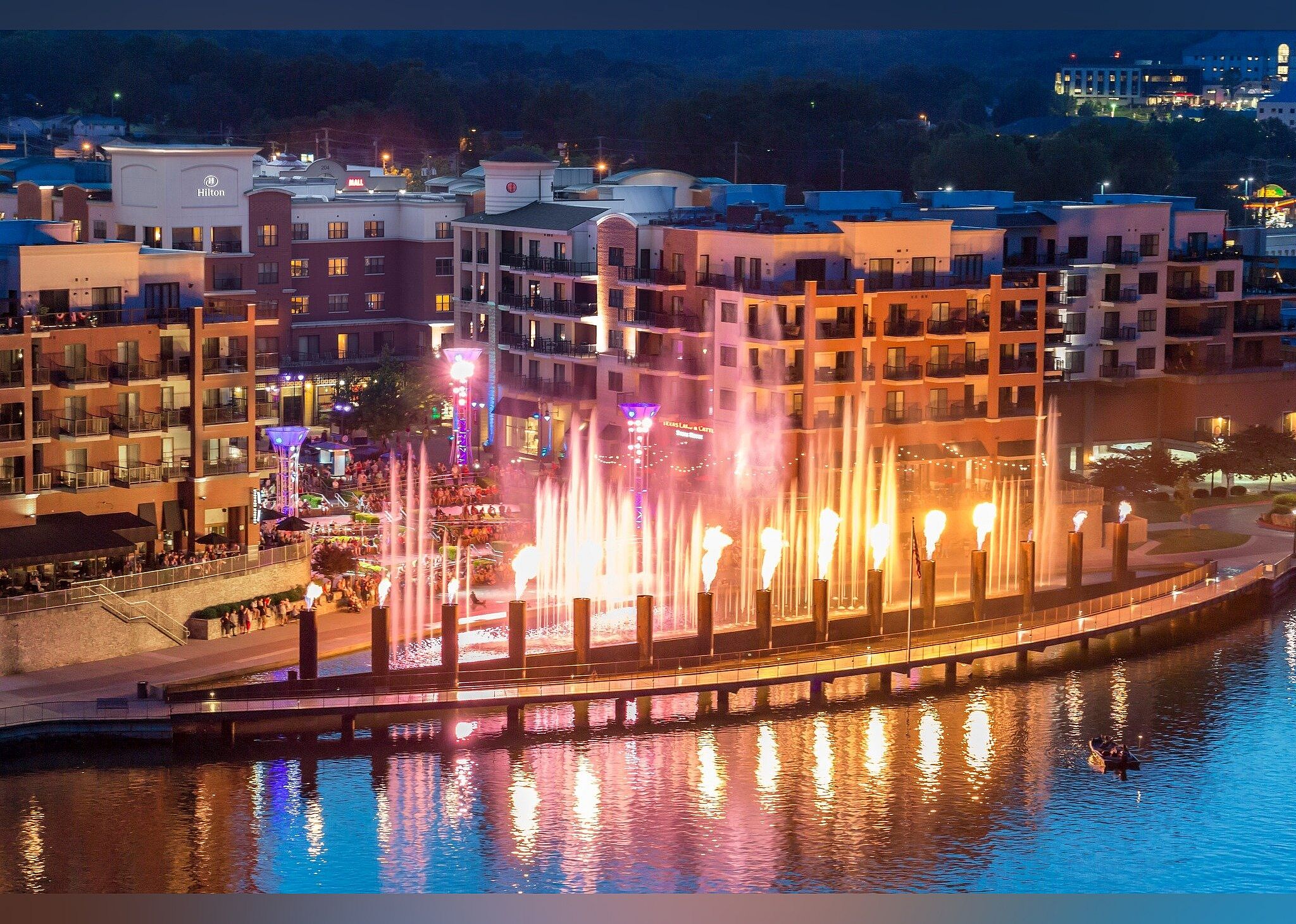 #15. Branson Landing Fountain Show