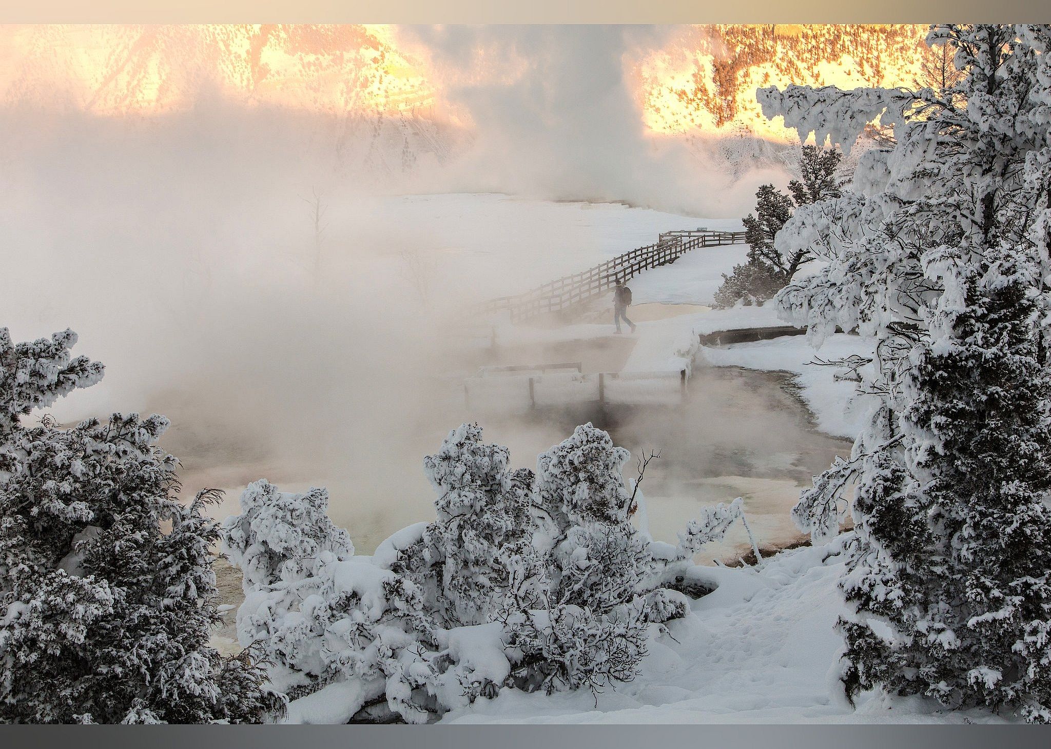 #12. Mammoth Hot Springs