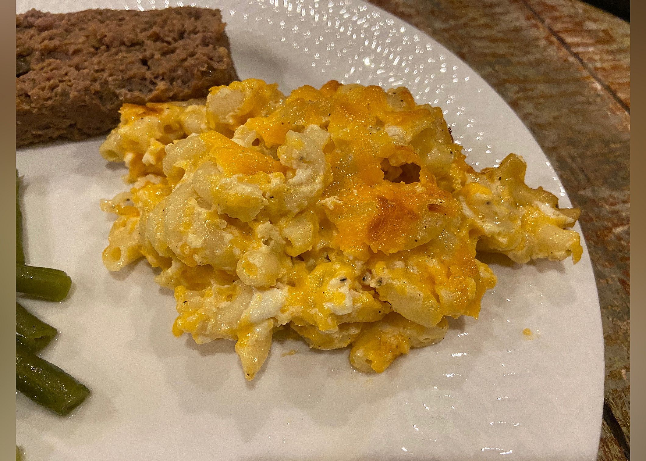 Baked Mac and Cheese with Sour Cream and Cottage Cheese