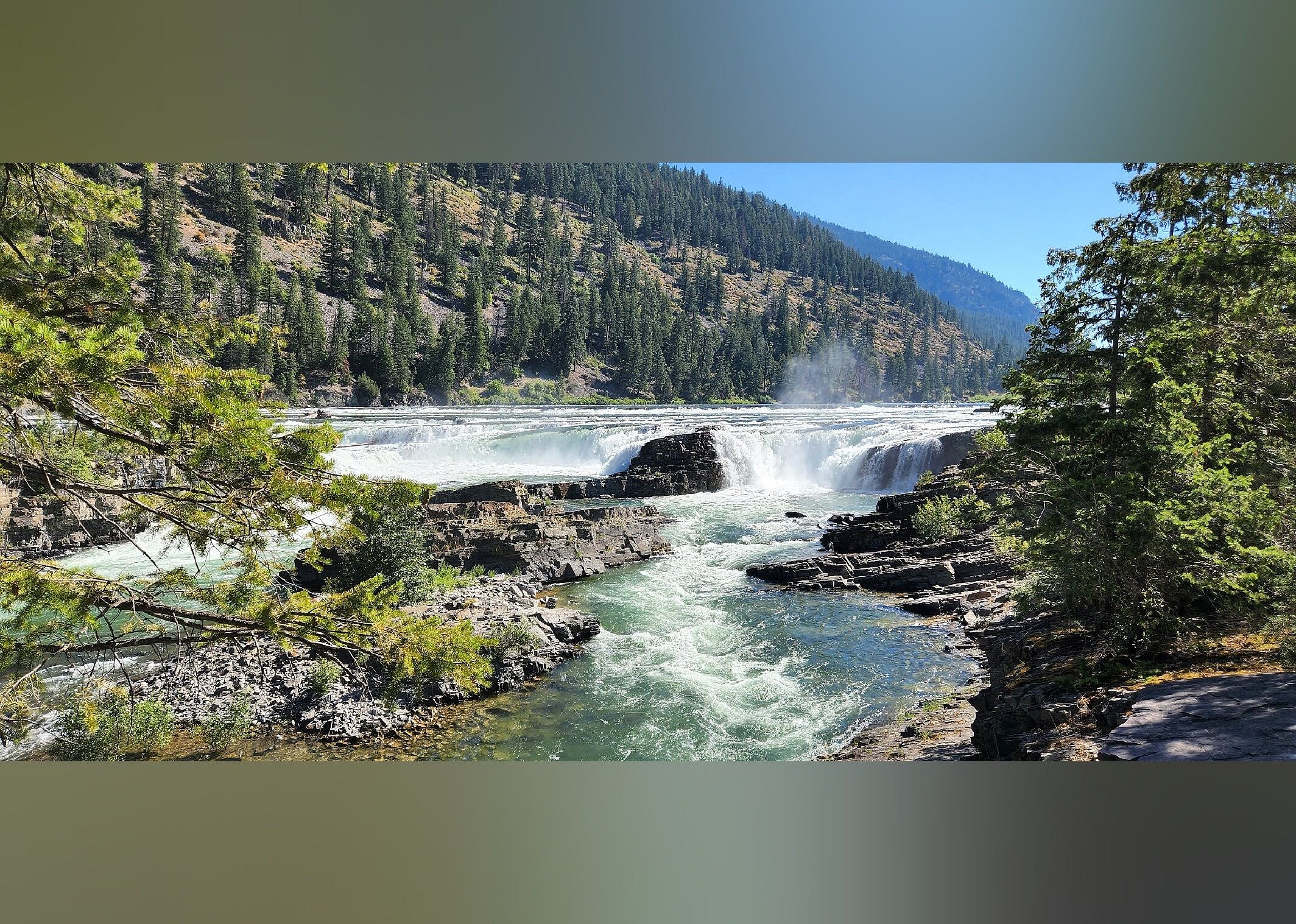 #7. Kootenai Falls Swinging Bridge