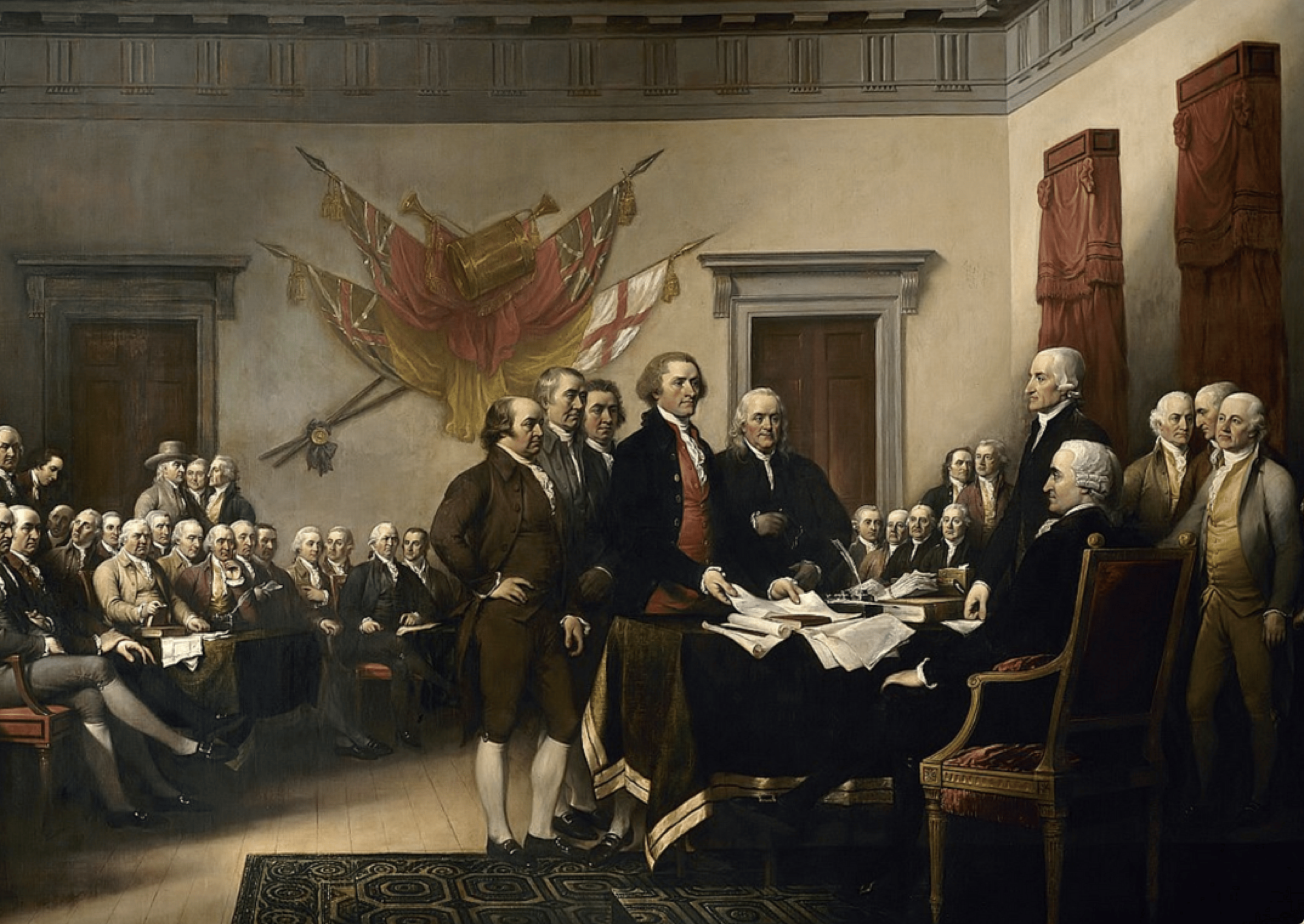 Question #63: When was the Declaration of Independence adopted?