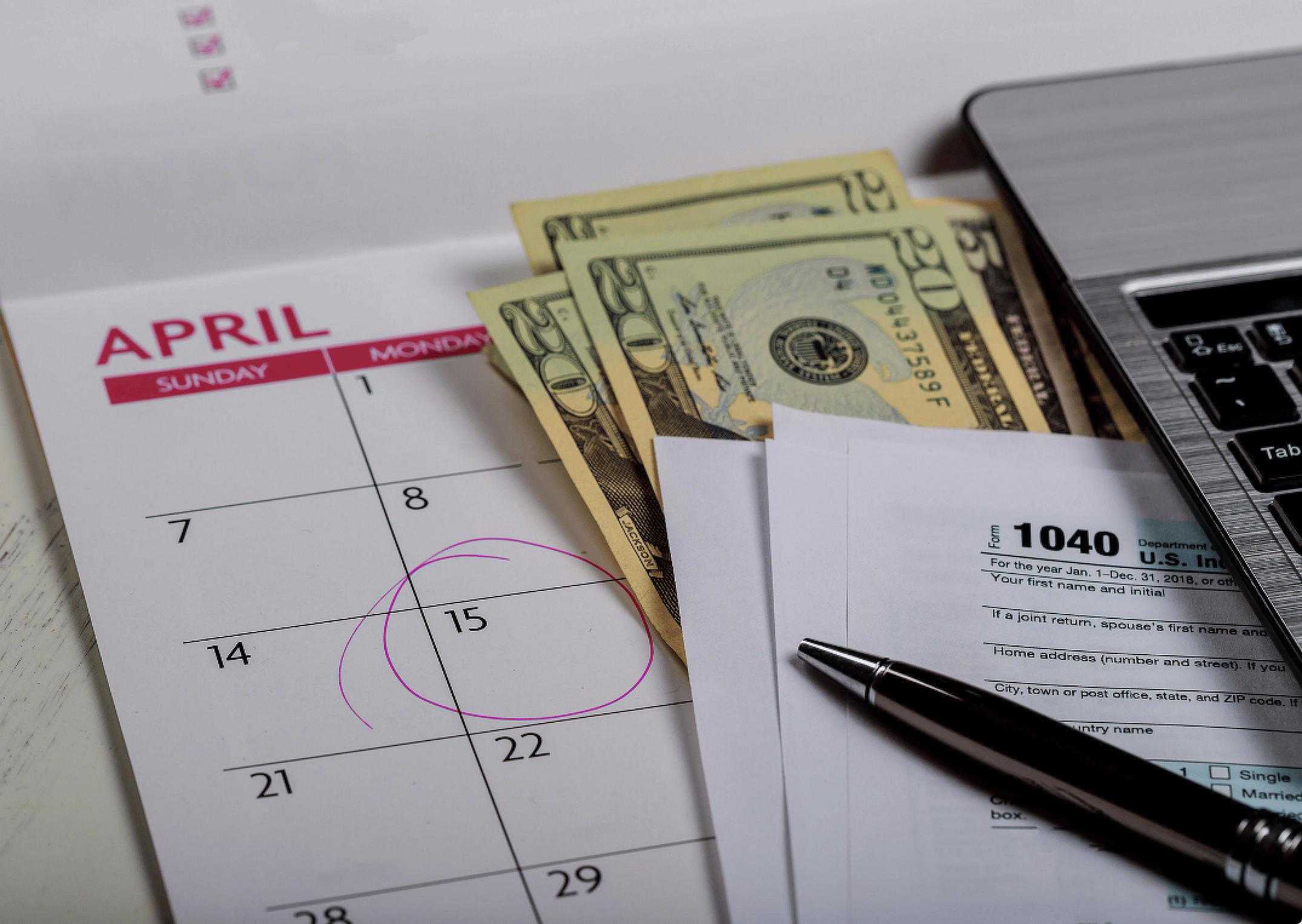 Question #56: When is the last day you can send in federal income tax forms?