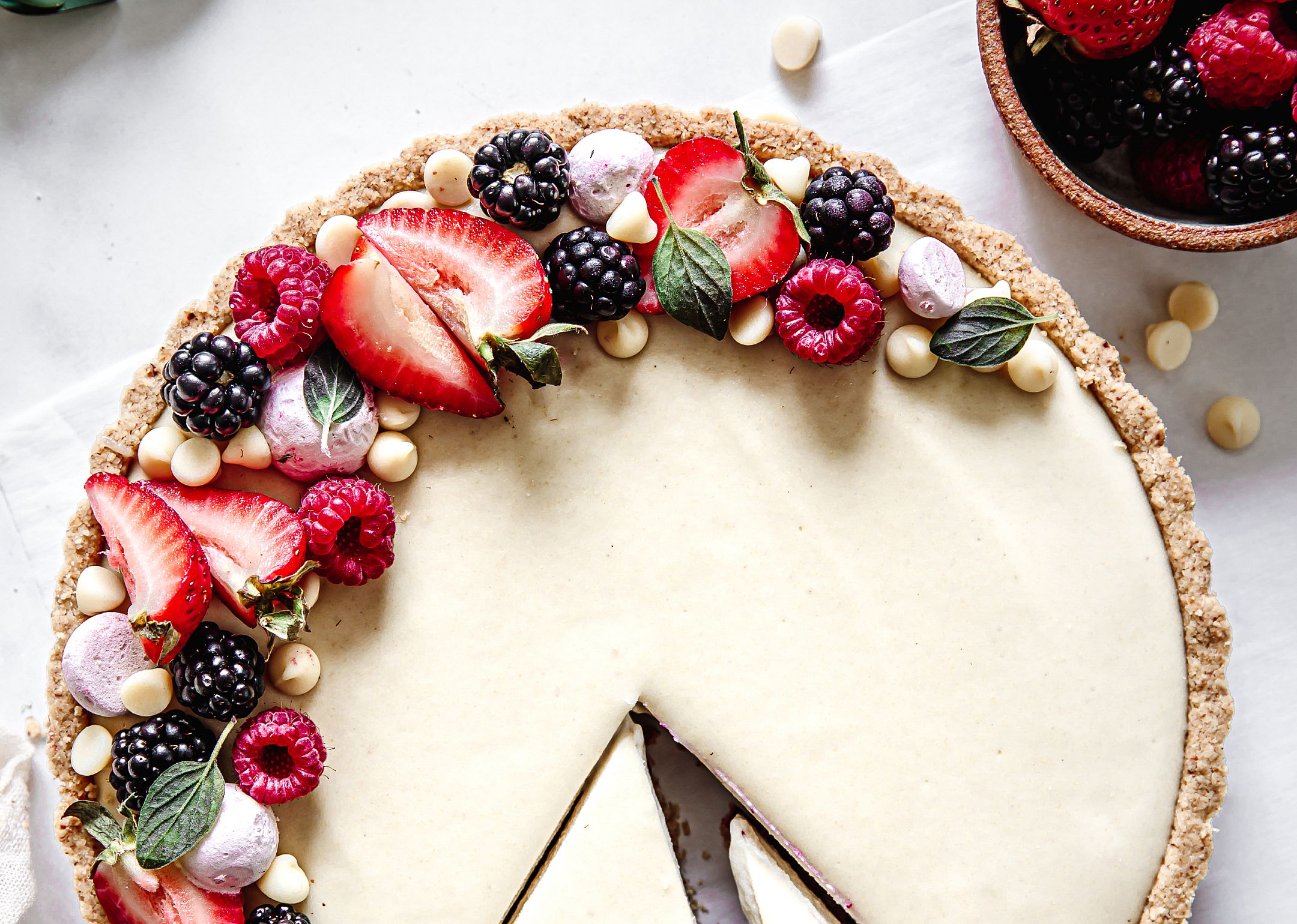 White Chocolate Berry Tart