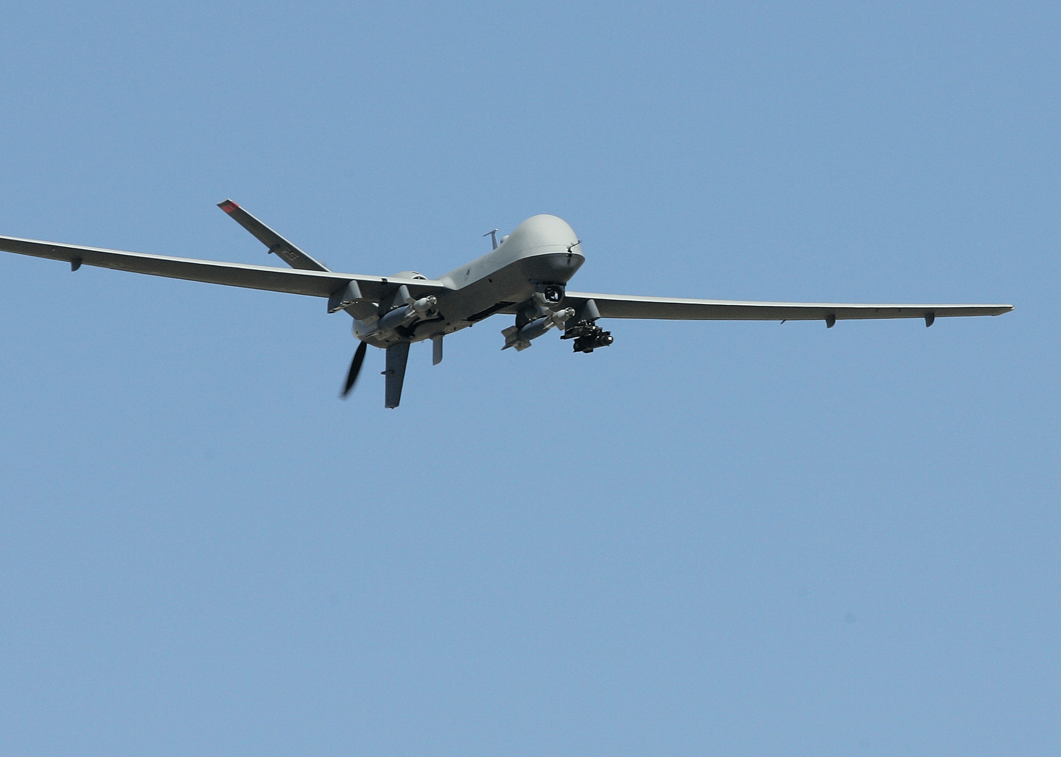 MQ-9 Reaper in flight on a training mission in 2007