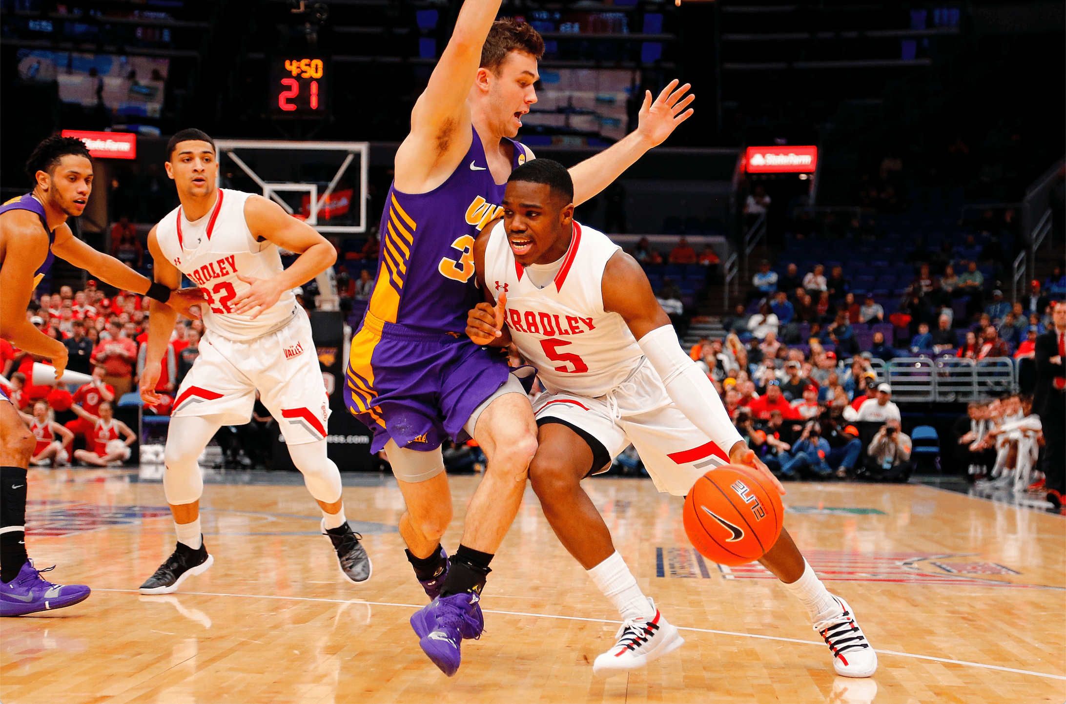 MI State (2) vs. Bradley (15)