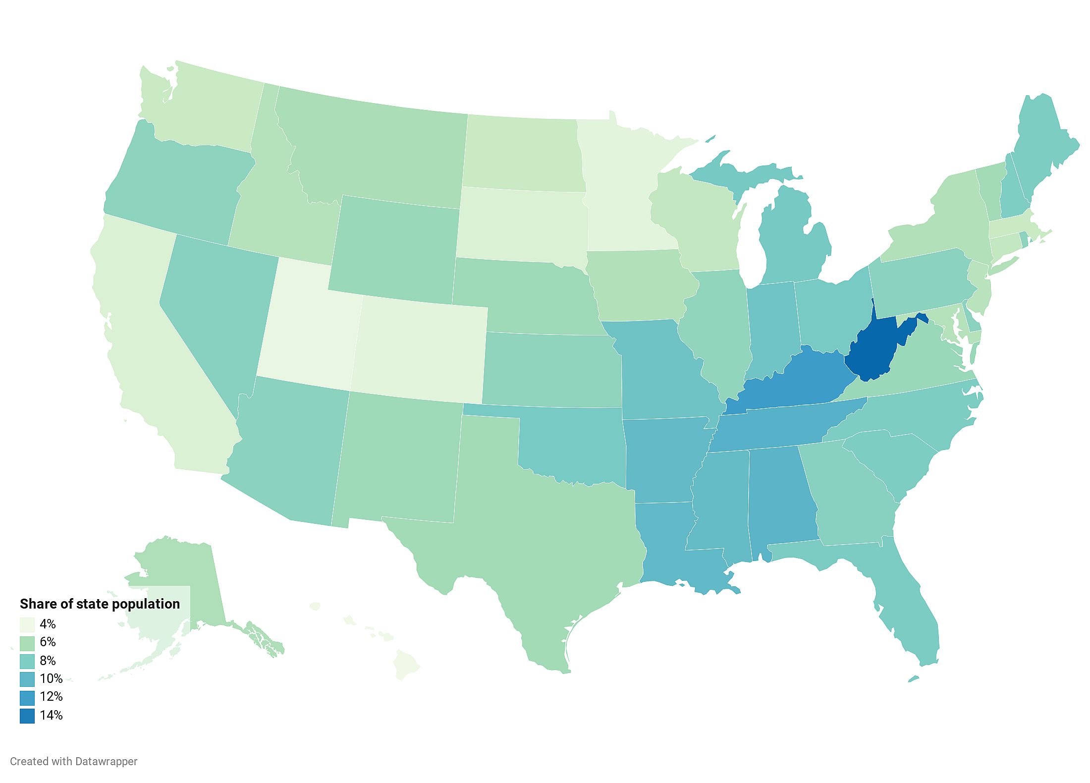 Chronic lung disease diagnosis: Demographics