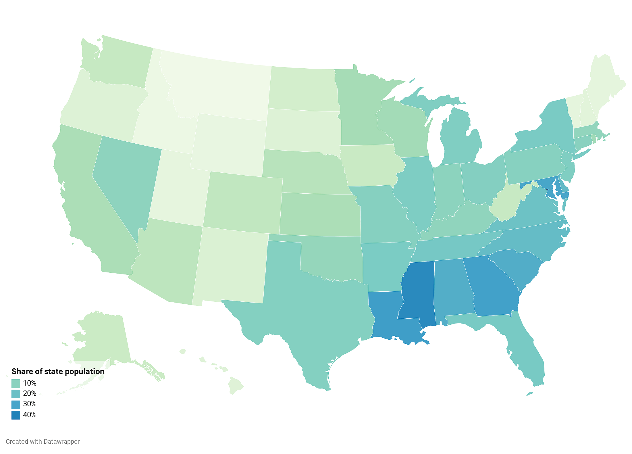 Black or African American population: Demographics
