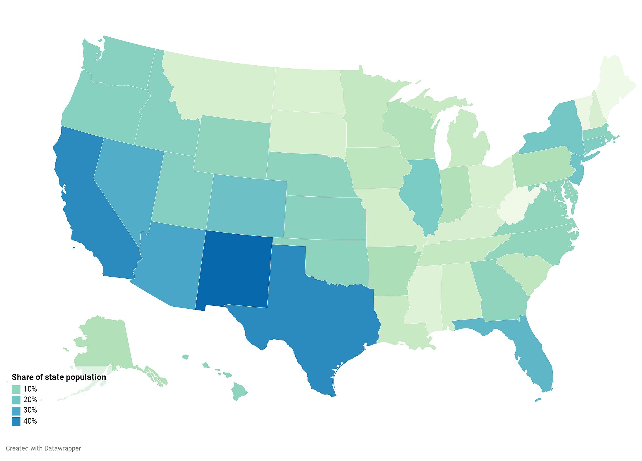 Hispanic or Latino population: Demographics
