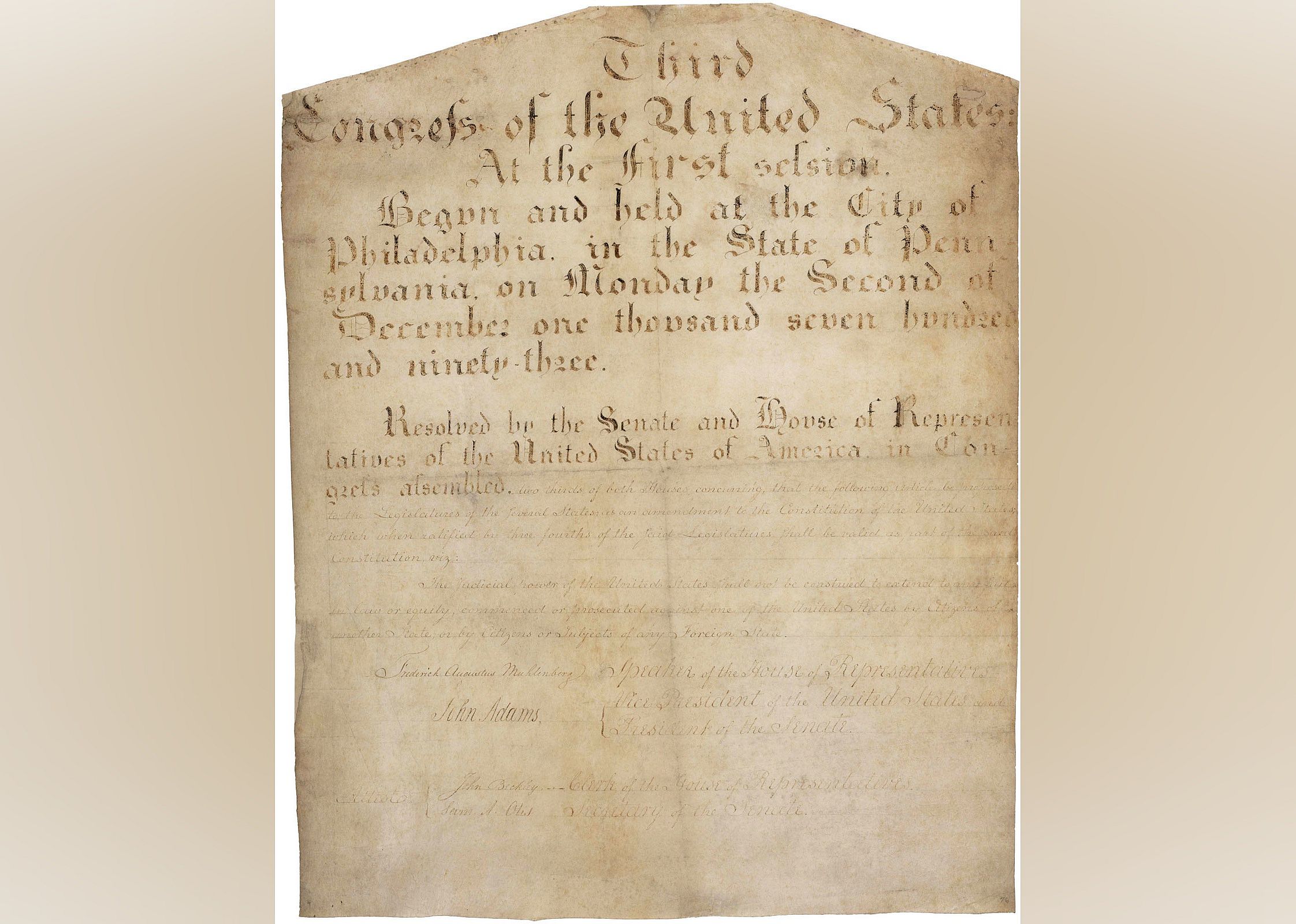 1793: Chisholm v. Georgia
