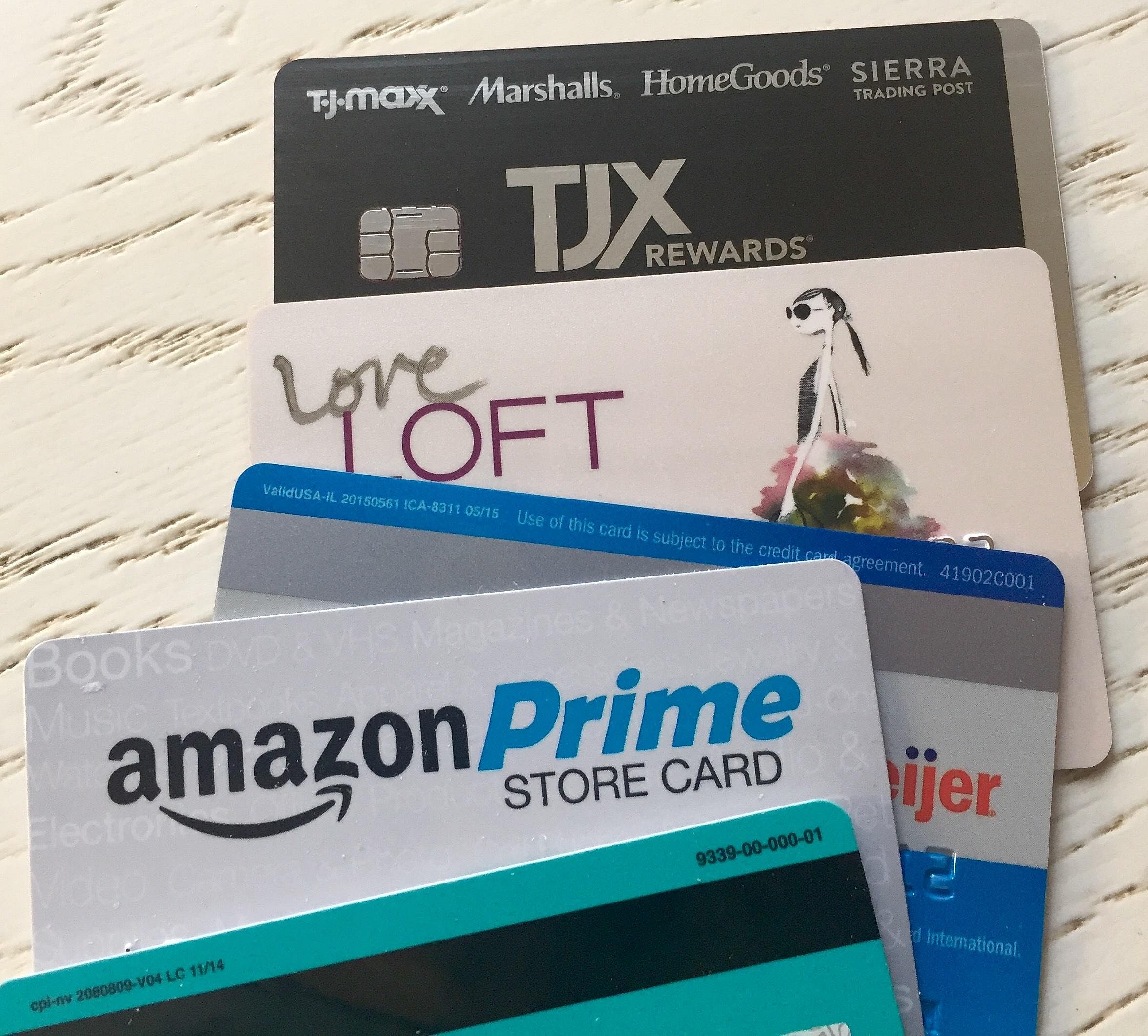 #9. Go easy on the store credit cards.