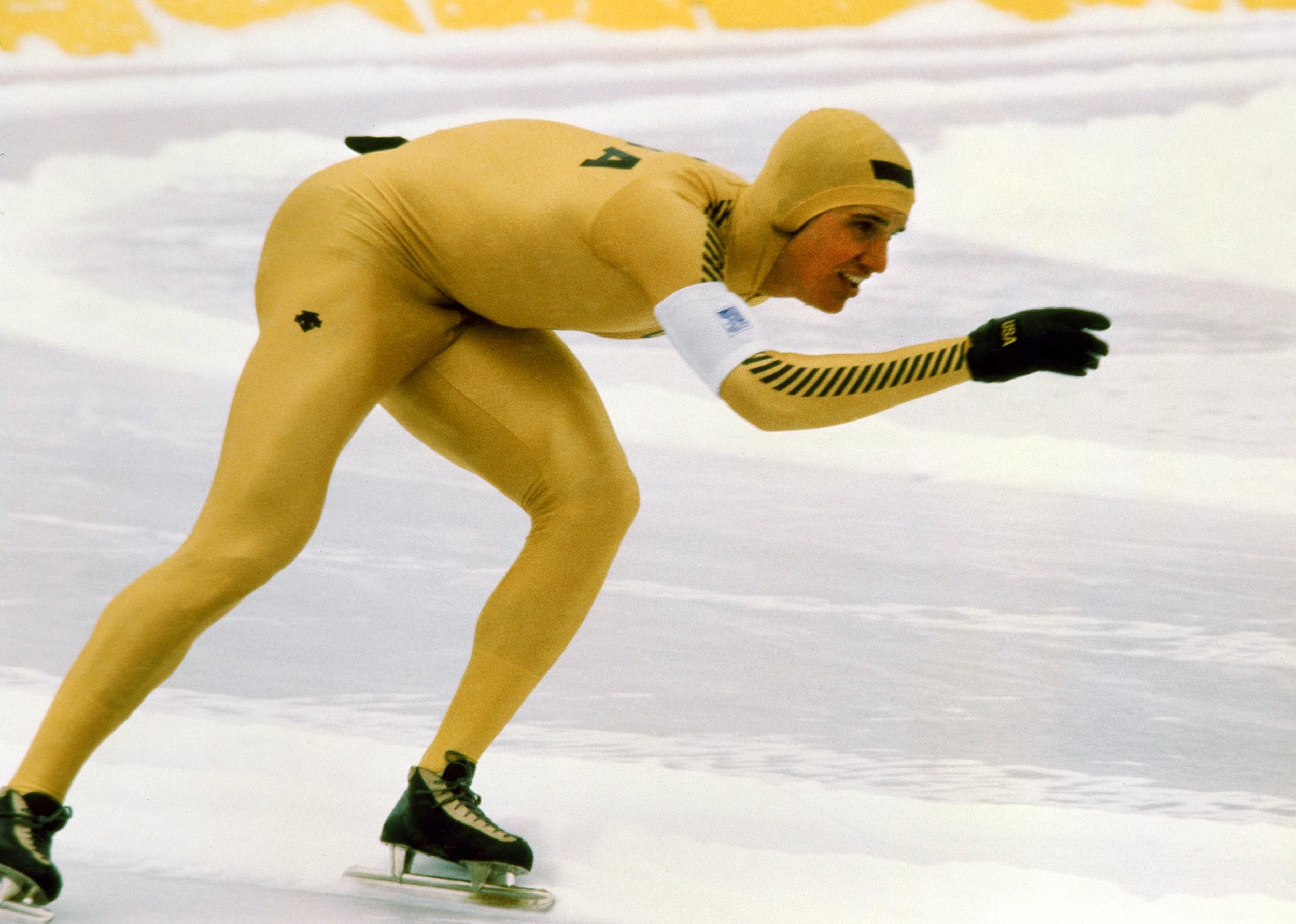1980: Eric Heiden wins stunning five individual speed-skating golds