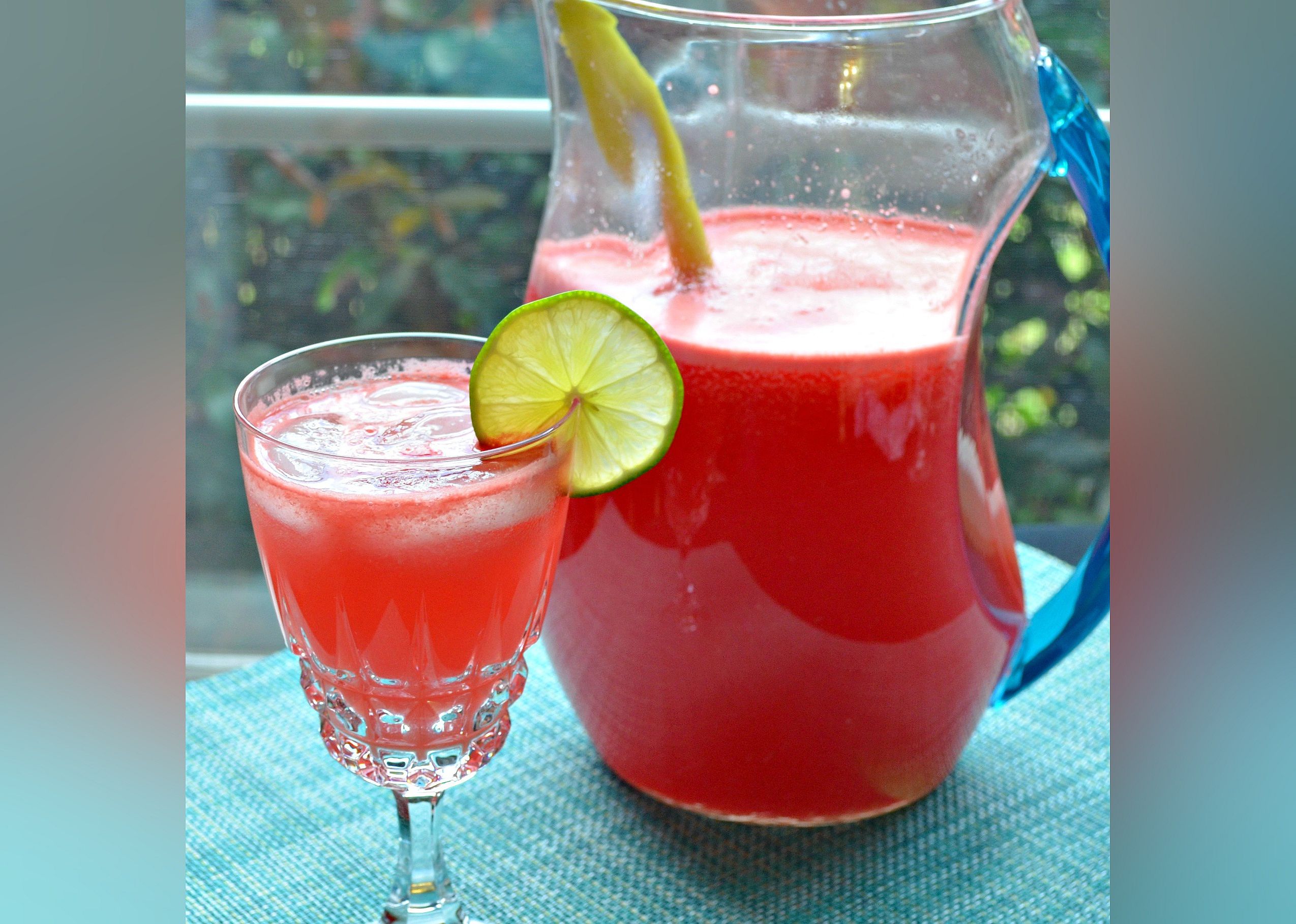 Watermelon Lime Agua Fresca
