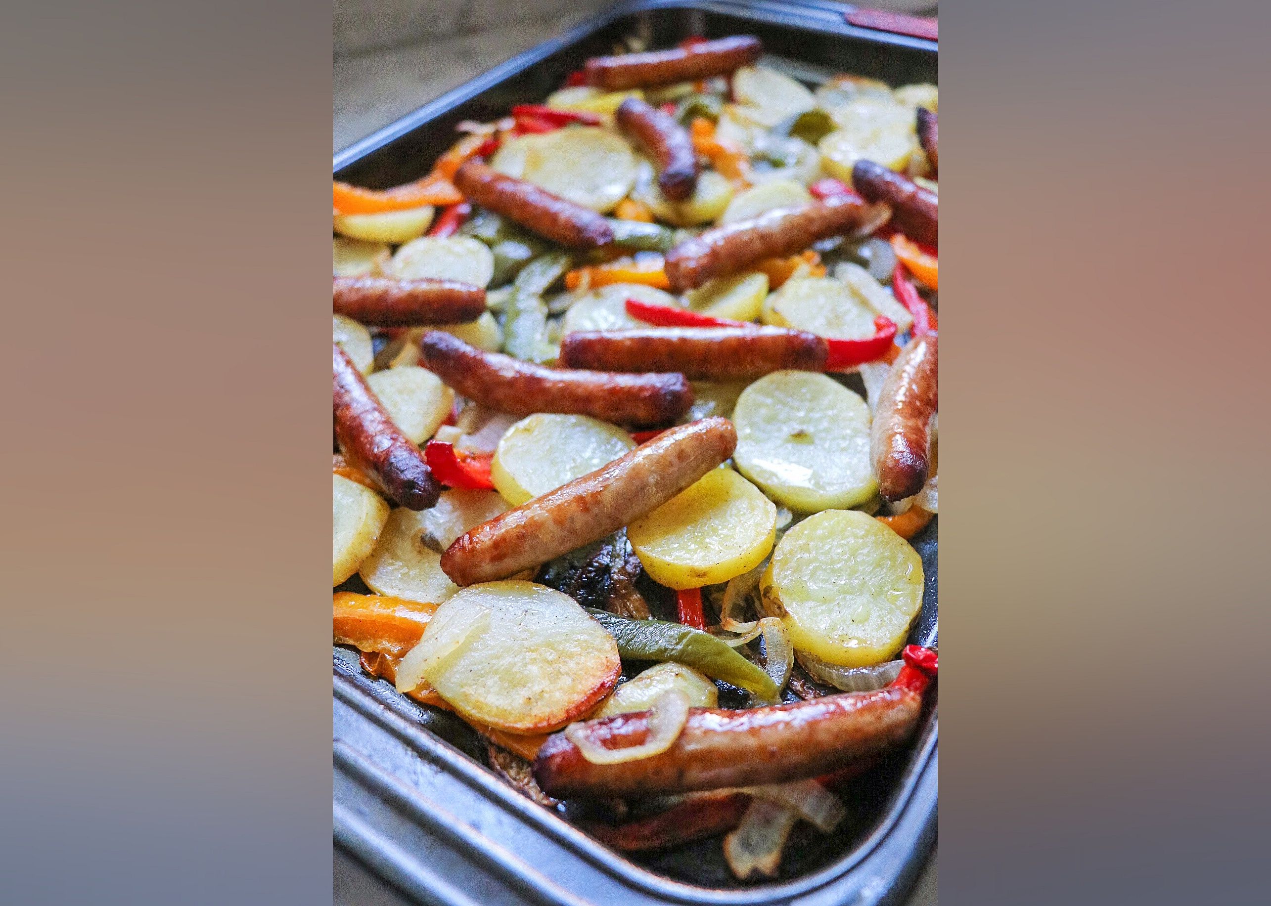 Roasted Sausage and Vegetables Sheet Pan Dinner