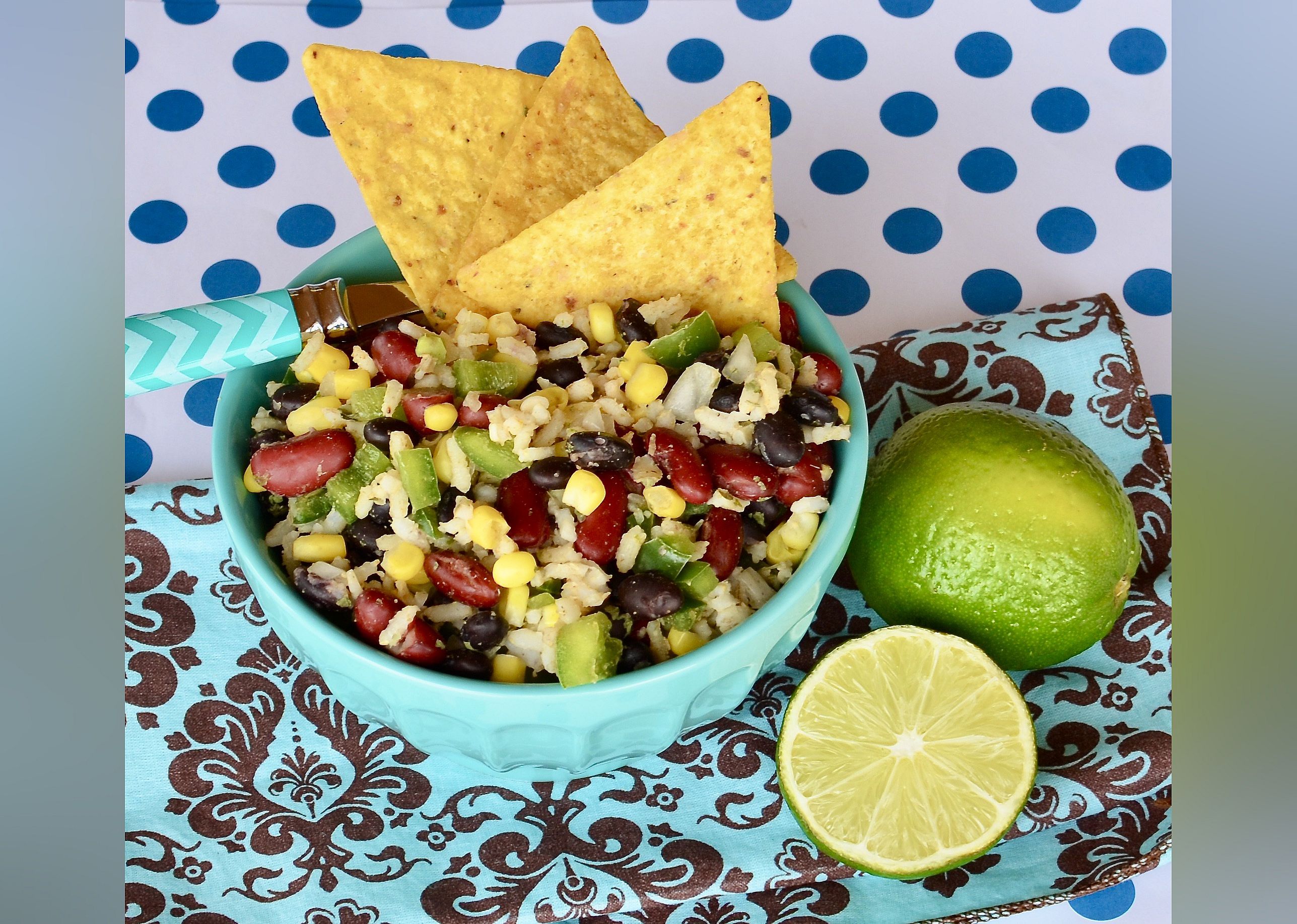 Mexican Bean and Rice Salad