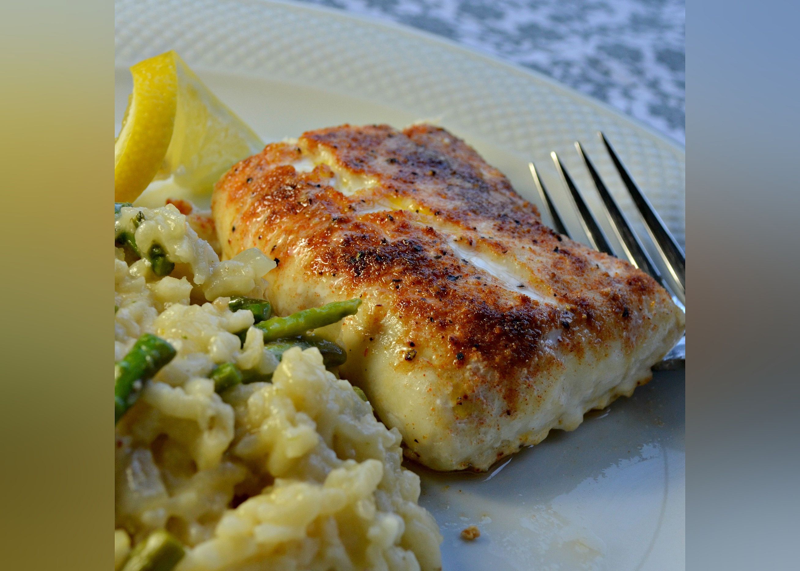 Simple Broiled Haddock